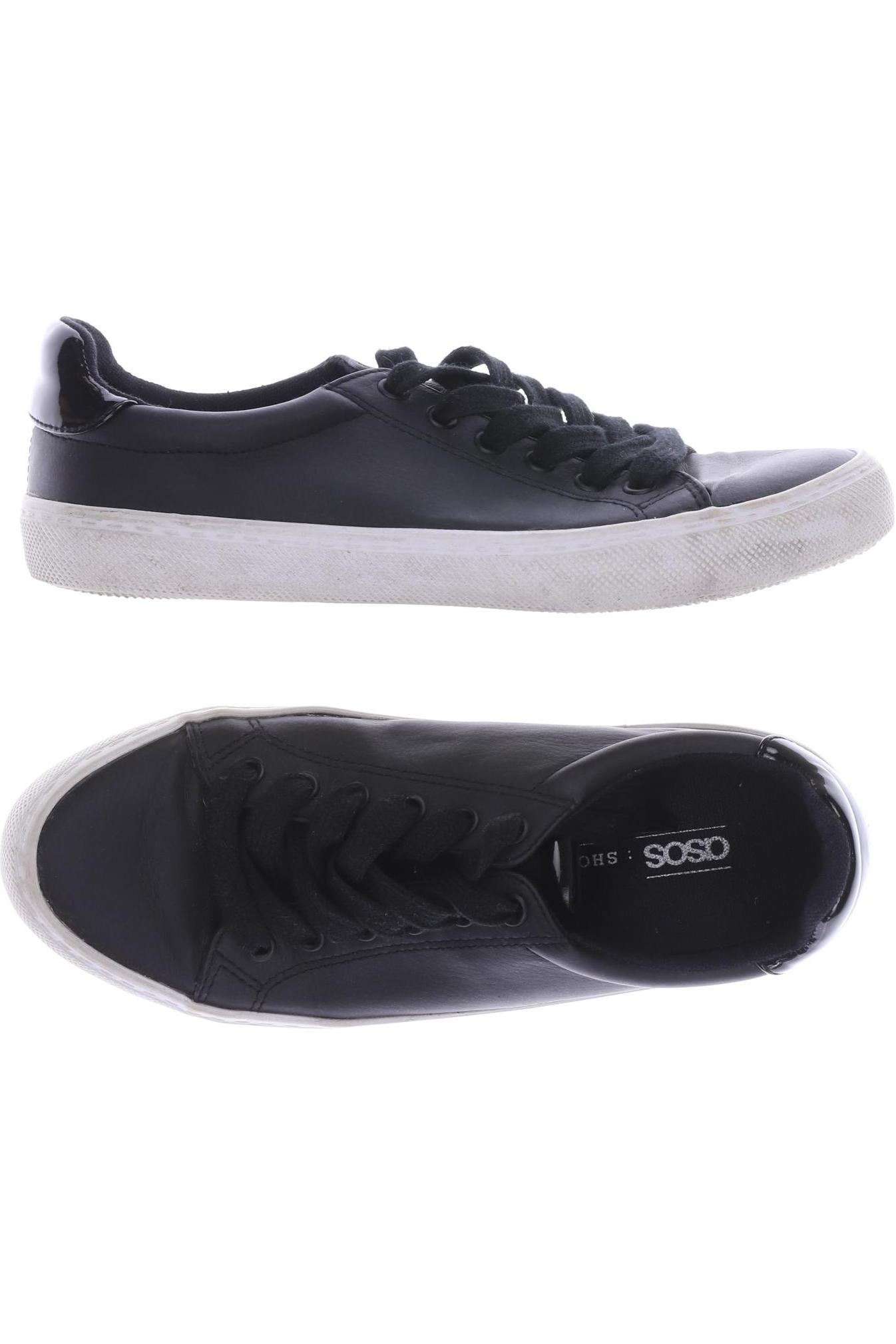 

asos Damen Sneakers, schwarz, Gr. 3