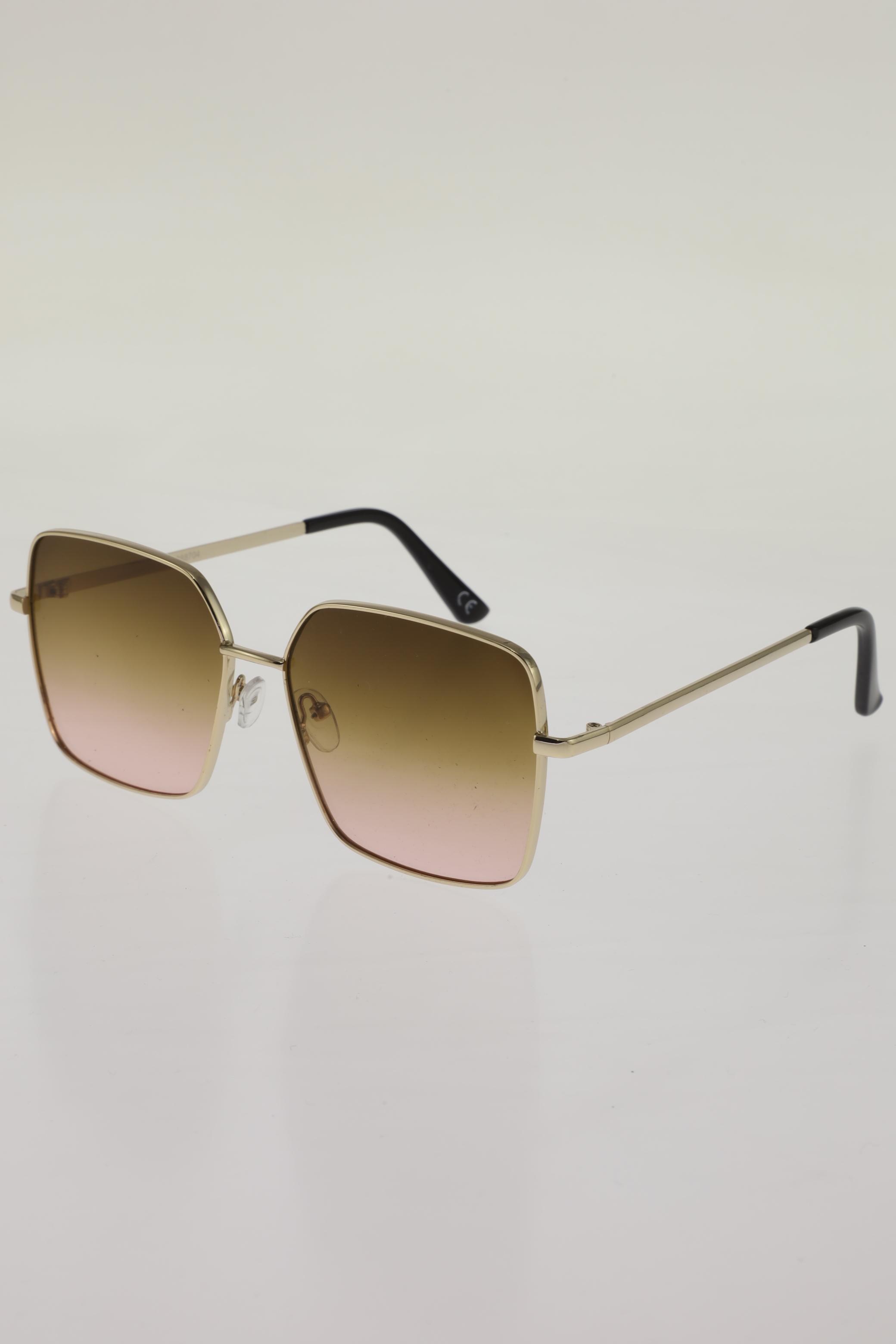 

asos Damen Sonnenbrille, gold, Gr.