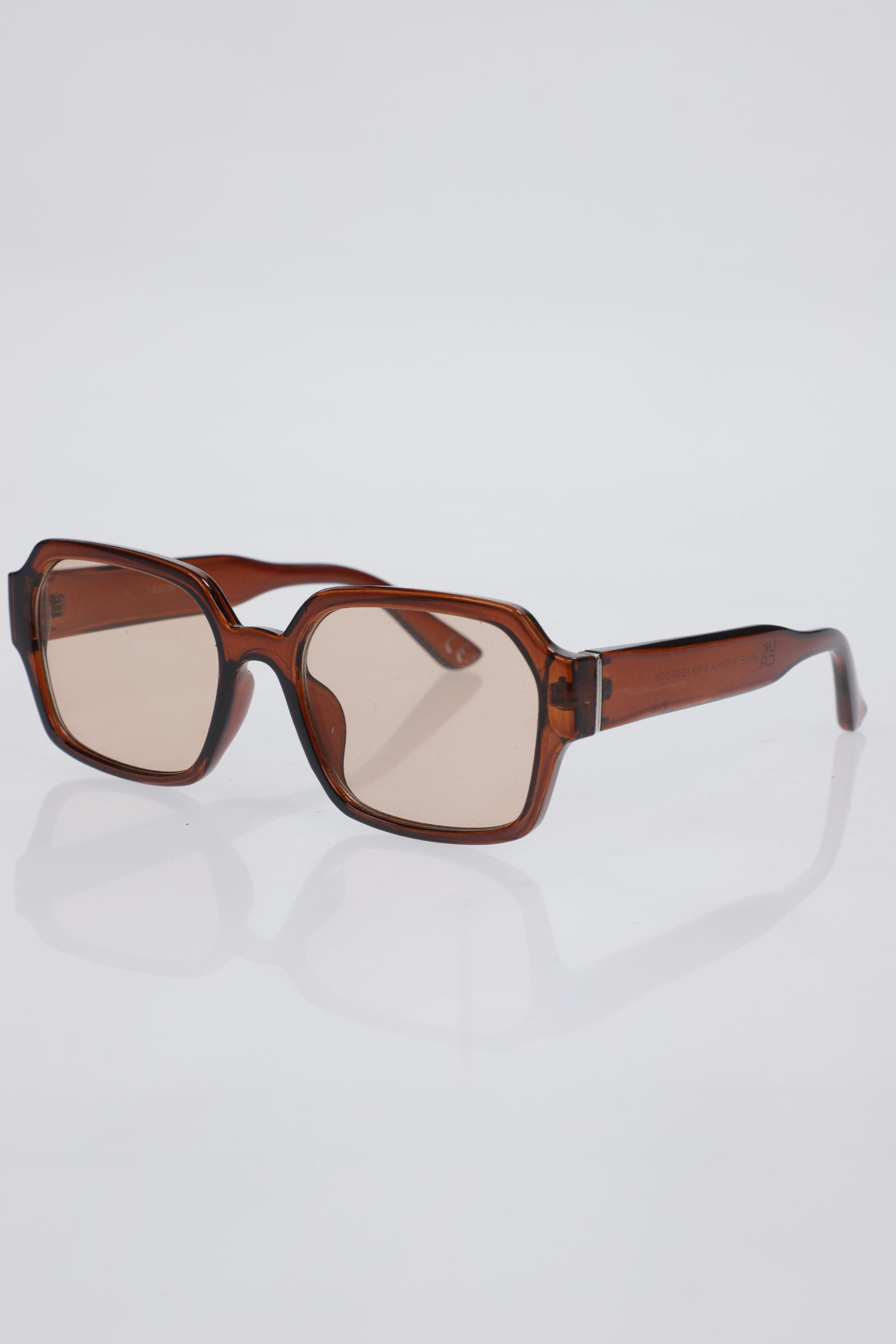 

asos Damen Sonnenbrille, braun, Gr.