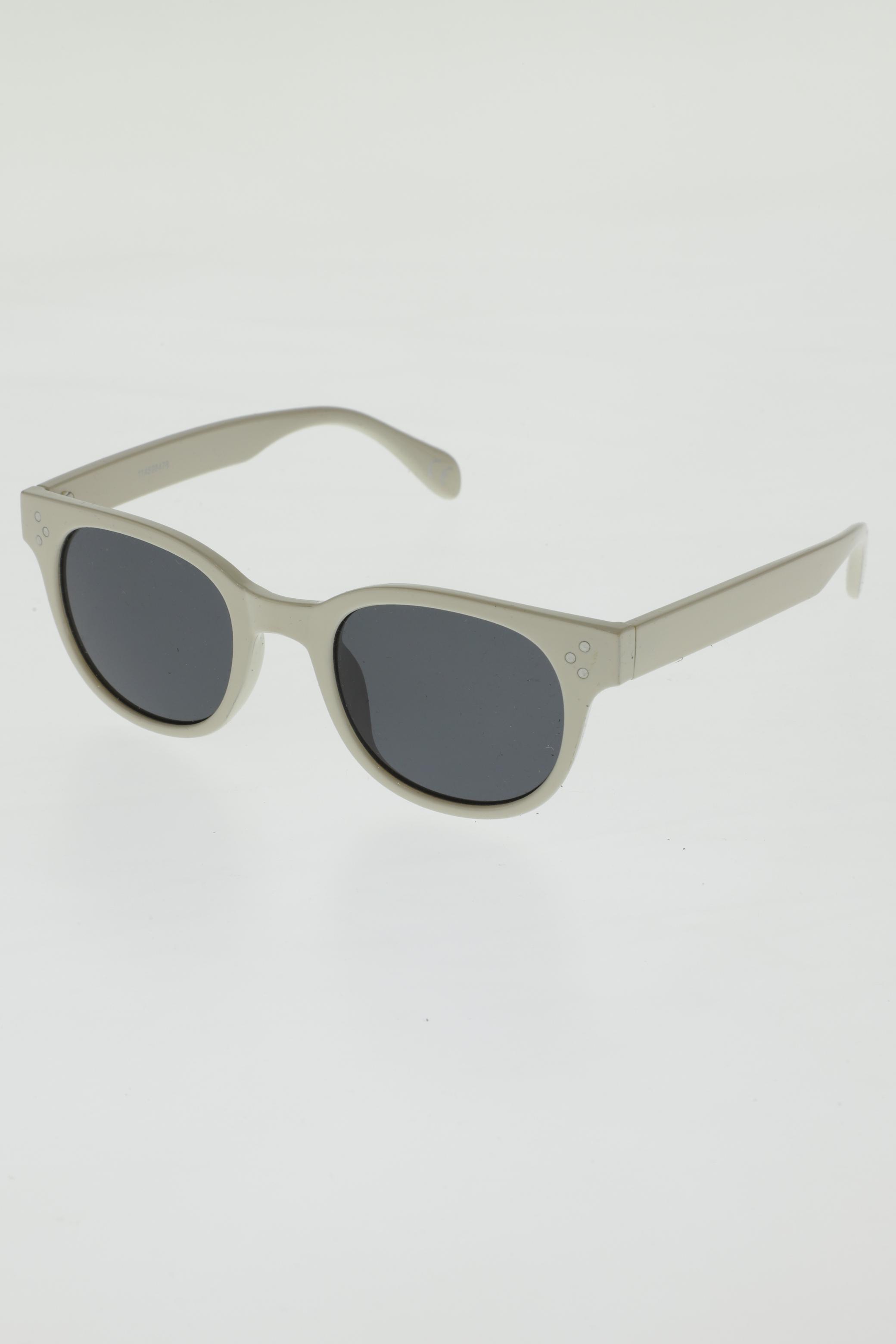 

asos Damen Sonnenbrille, cremeweiß, Gr.