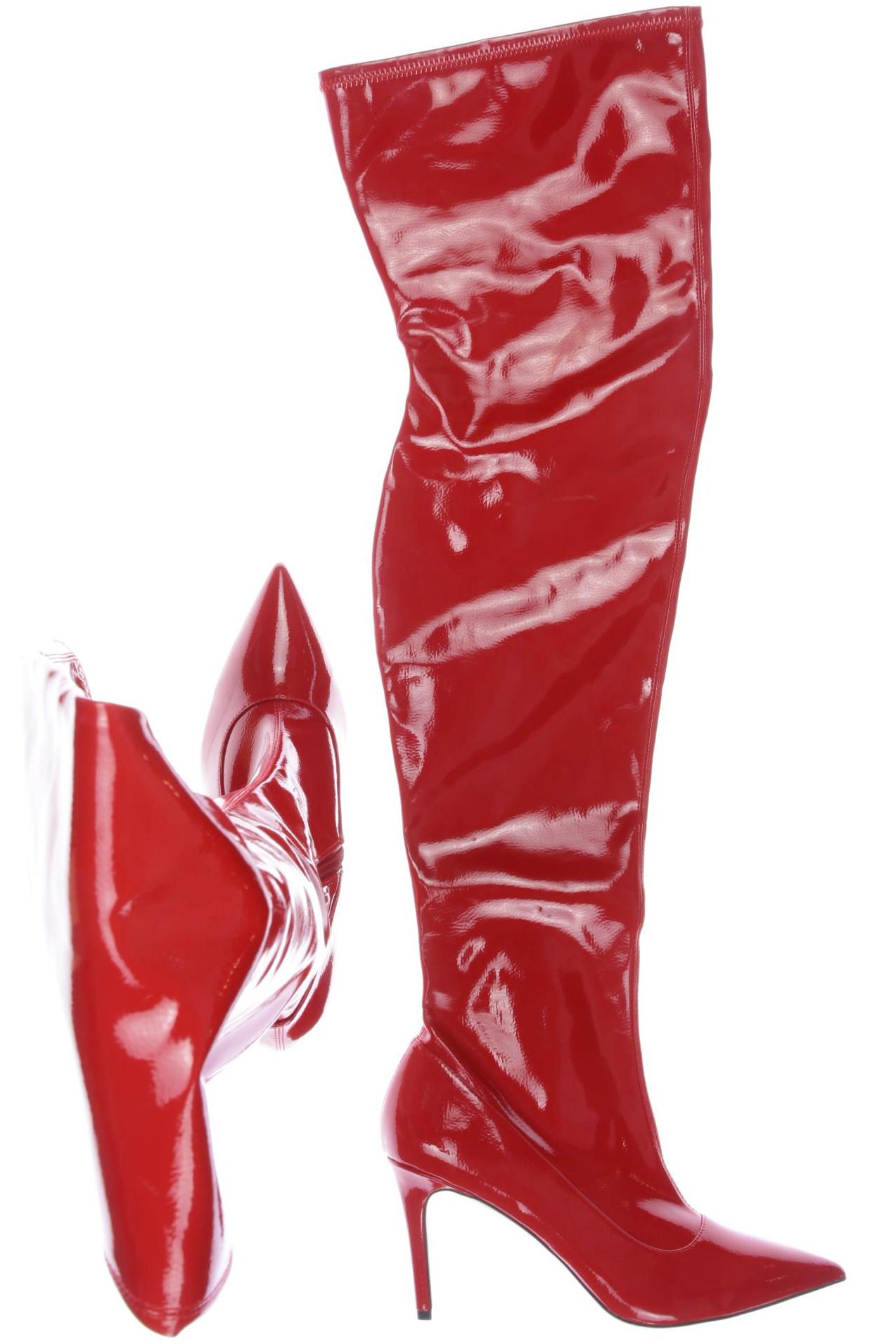 

asos Damen Stiefel, rot, Gr. 7