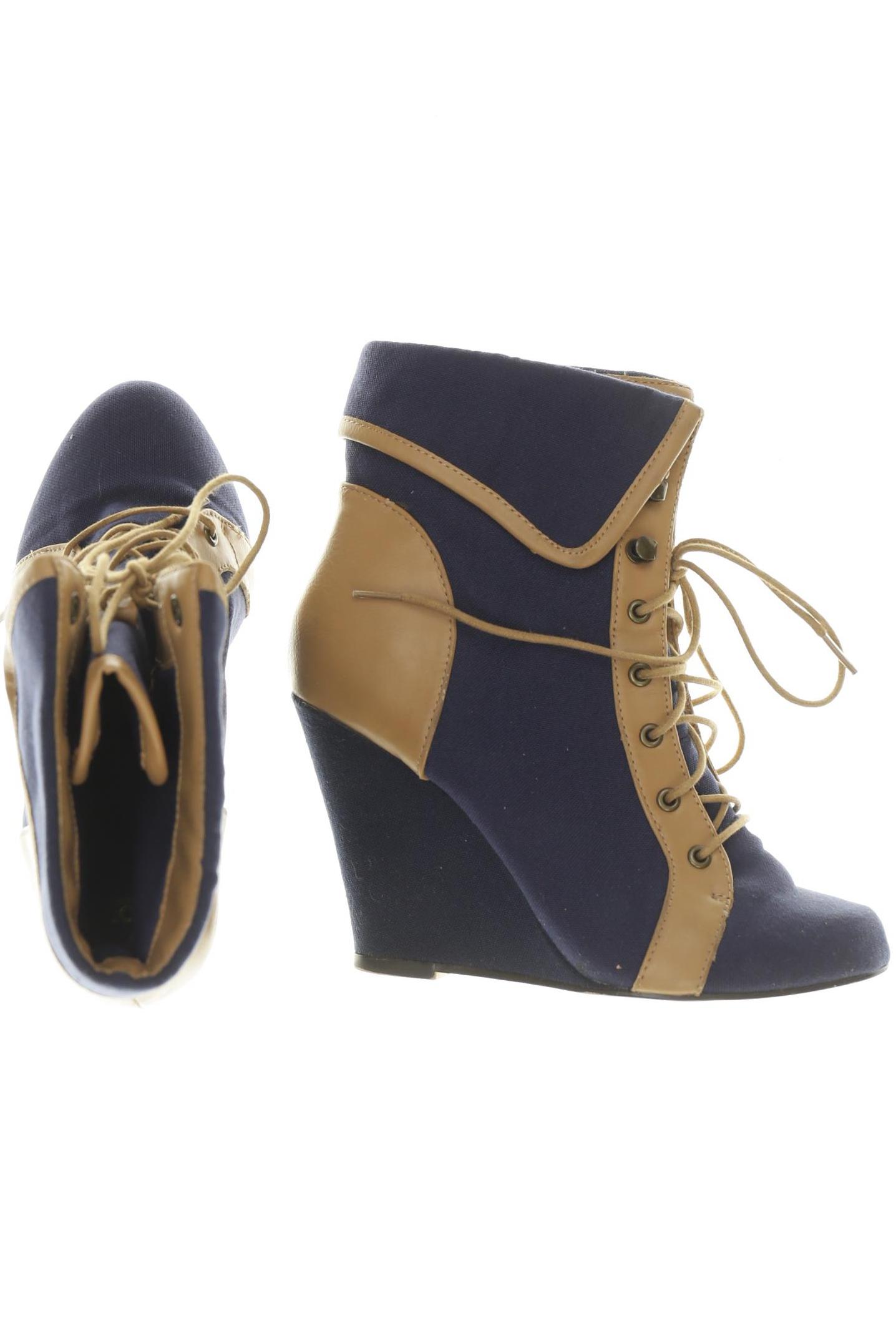 

asos Damen Stiefelette, blau, Gr. 3