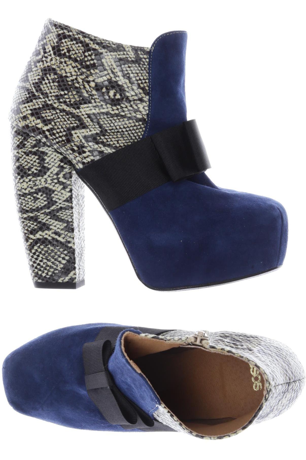 

asos Damen Stiefelette, marineblau, Gr. 3