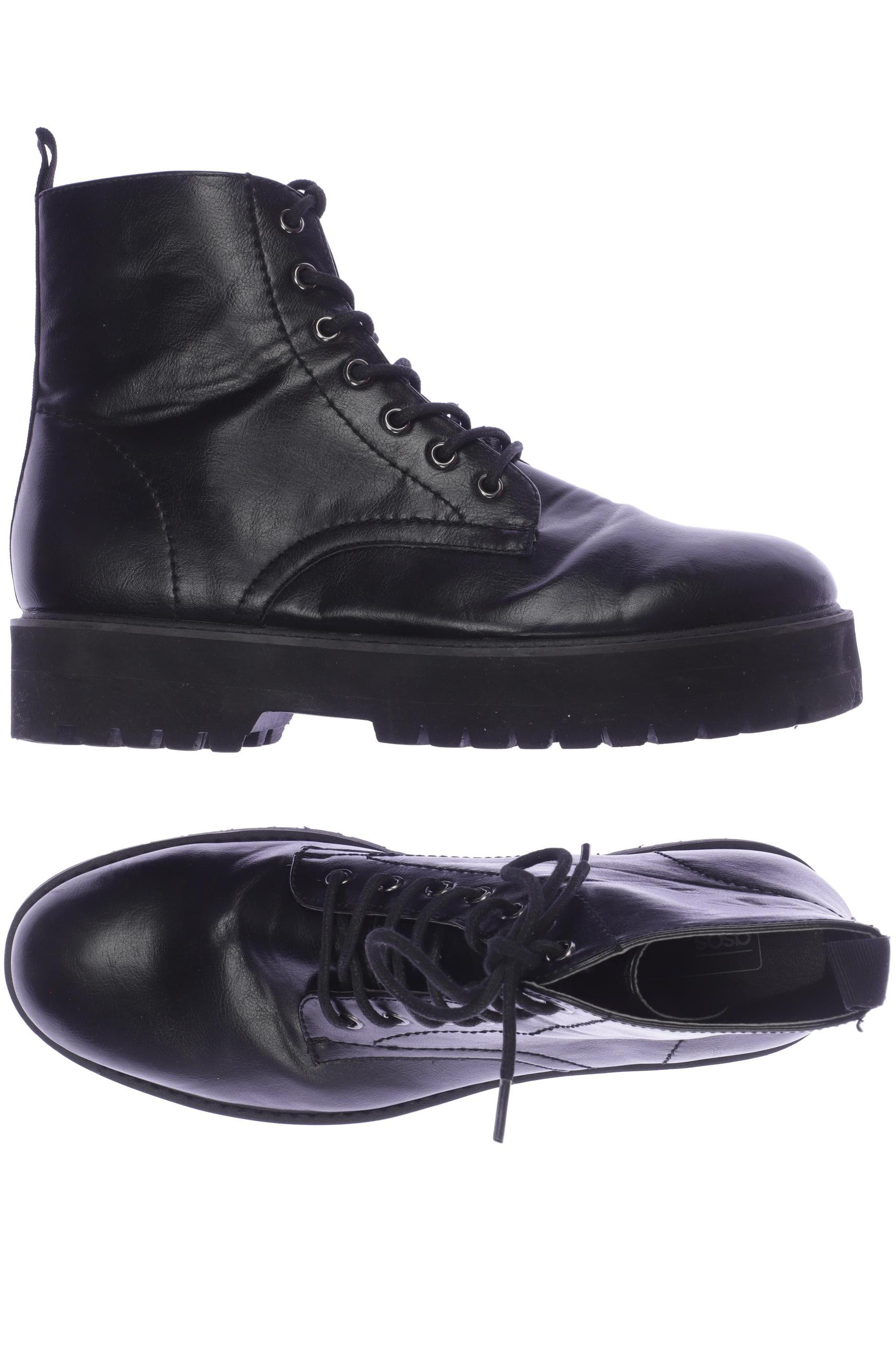 

asos Damen Stiefelette, schwarz, Gr. 9