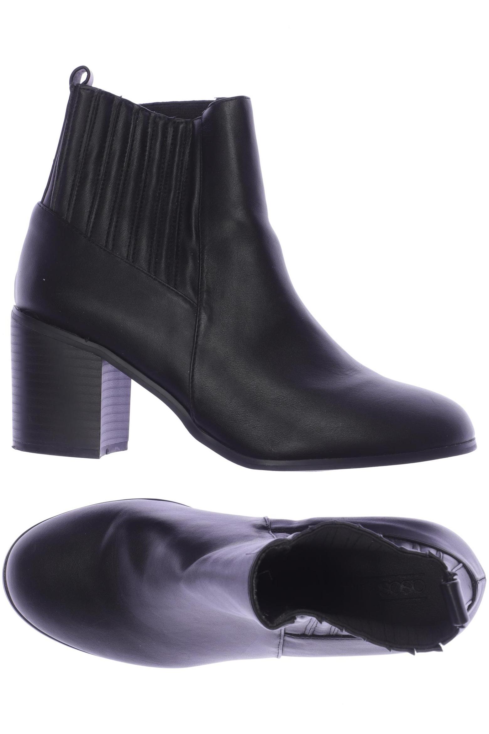 

asos Damen Stiefelette, schwarz, Gr. 6