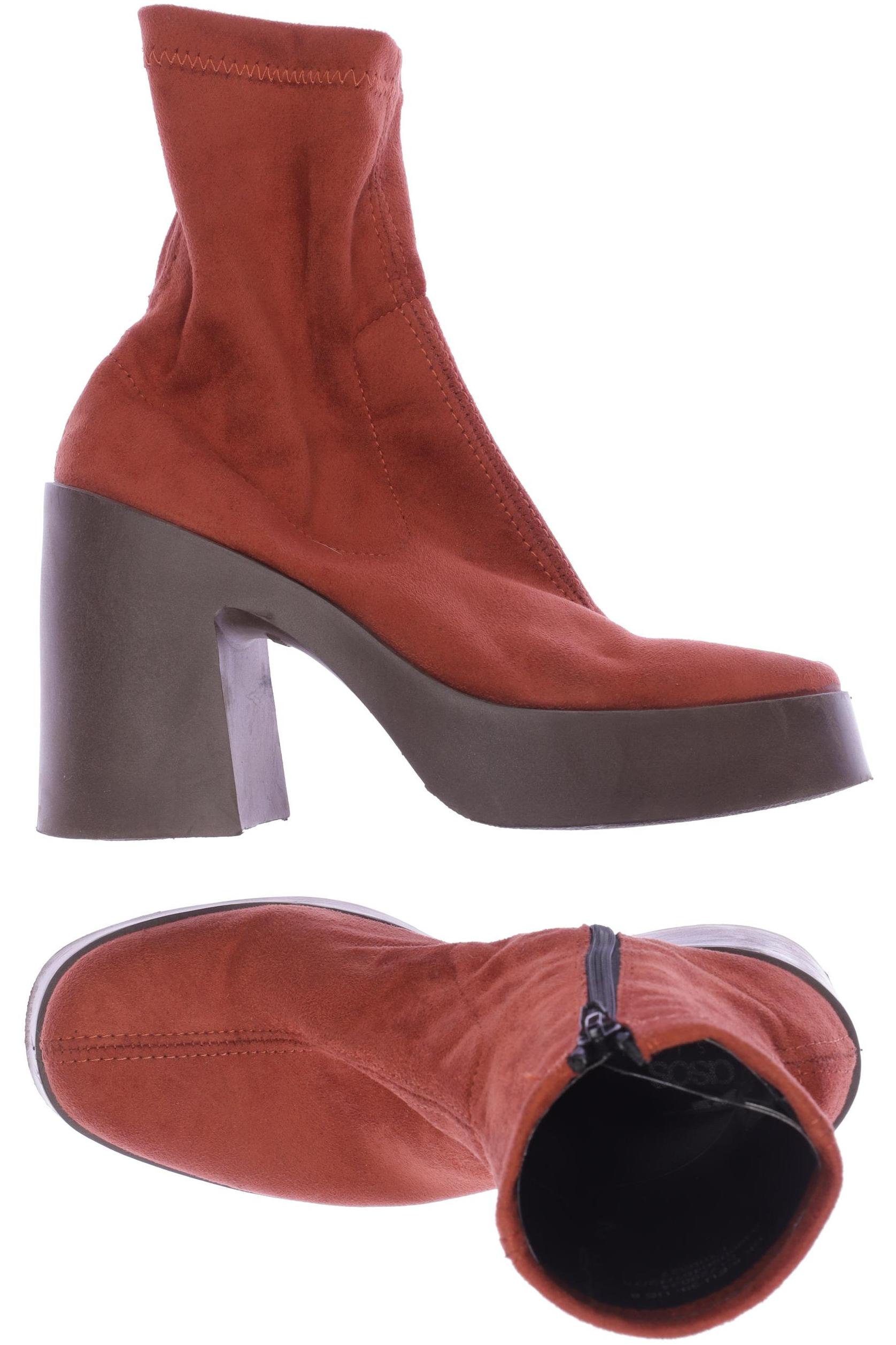 

asos Damen Stiefelette, rot, Gr. 39