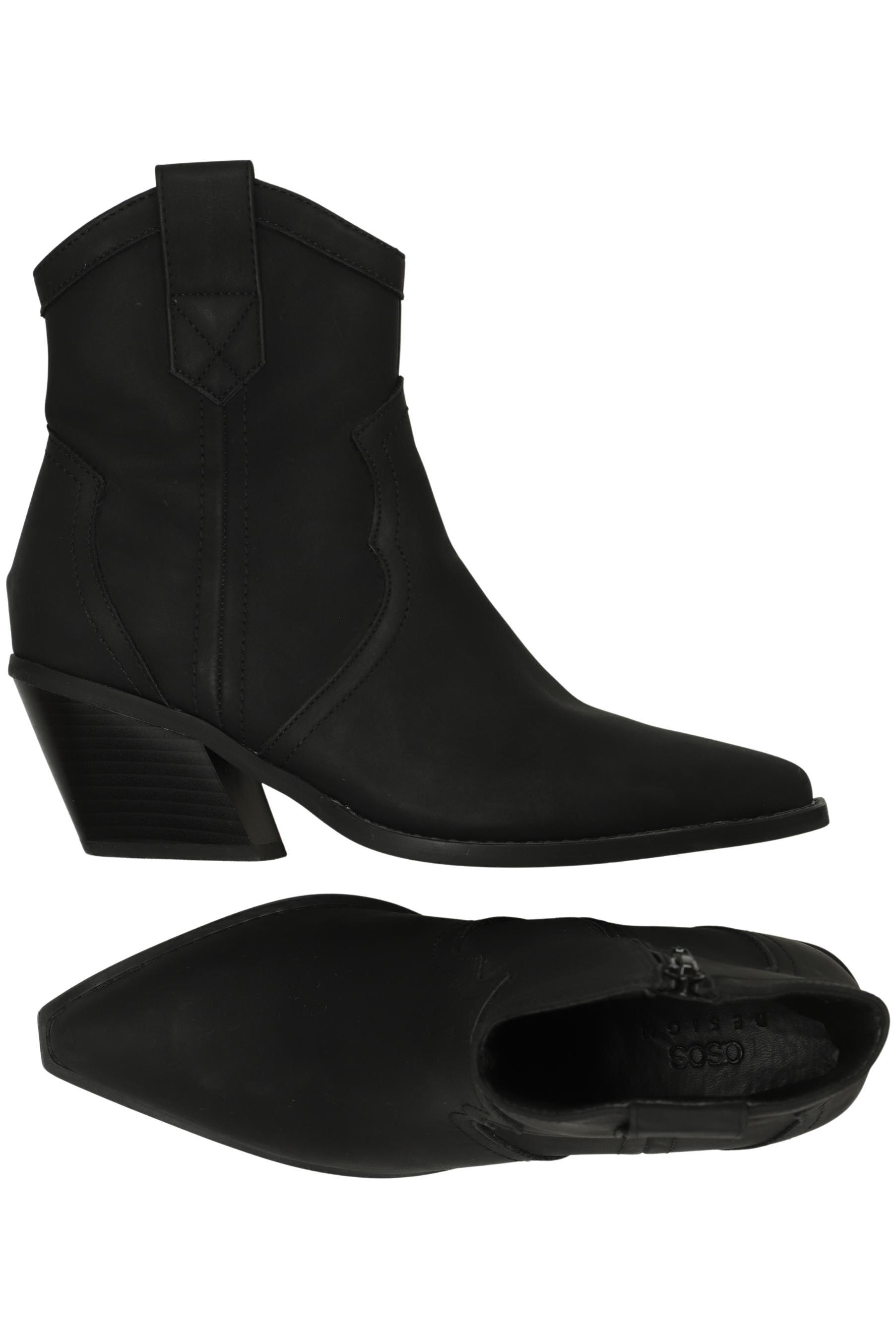 

asos Damen Stiefelette, schwarz, Gr. 5