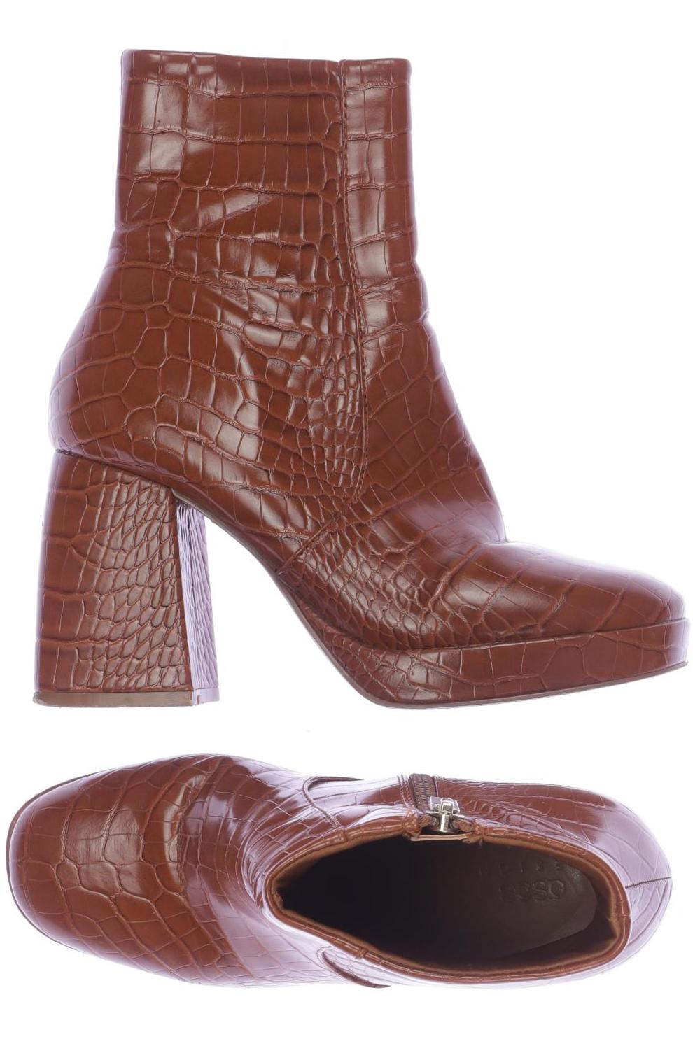 

asos Damen Stiefelette, orange, Gr. 3.5