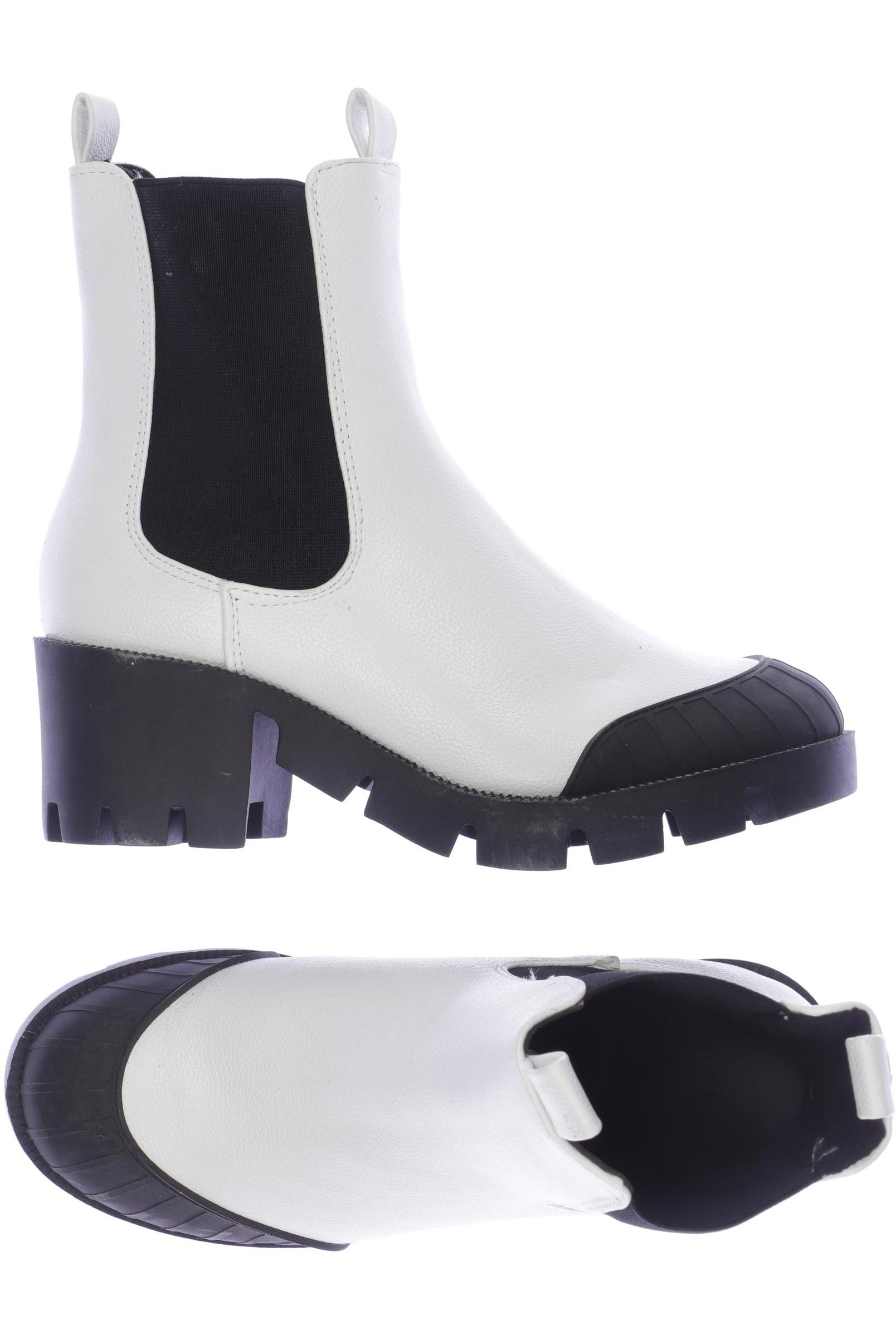 

asos Damen Stiefelette, weiß