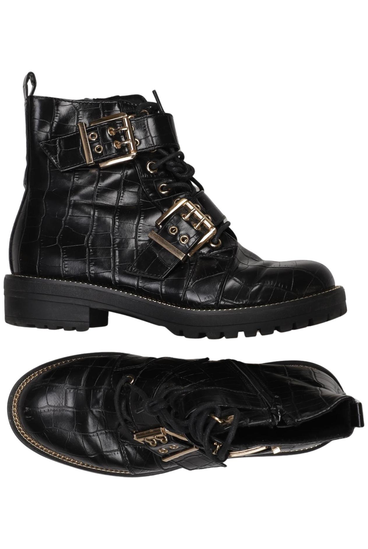 

asos Damen Stiefelette, schwarz, Gr. 5