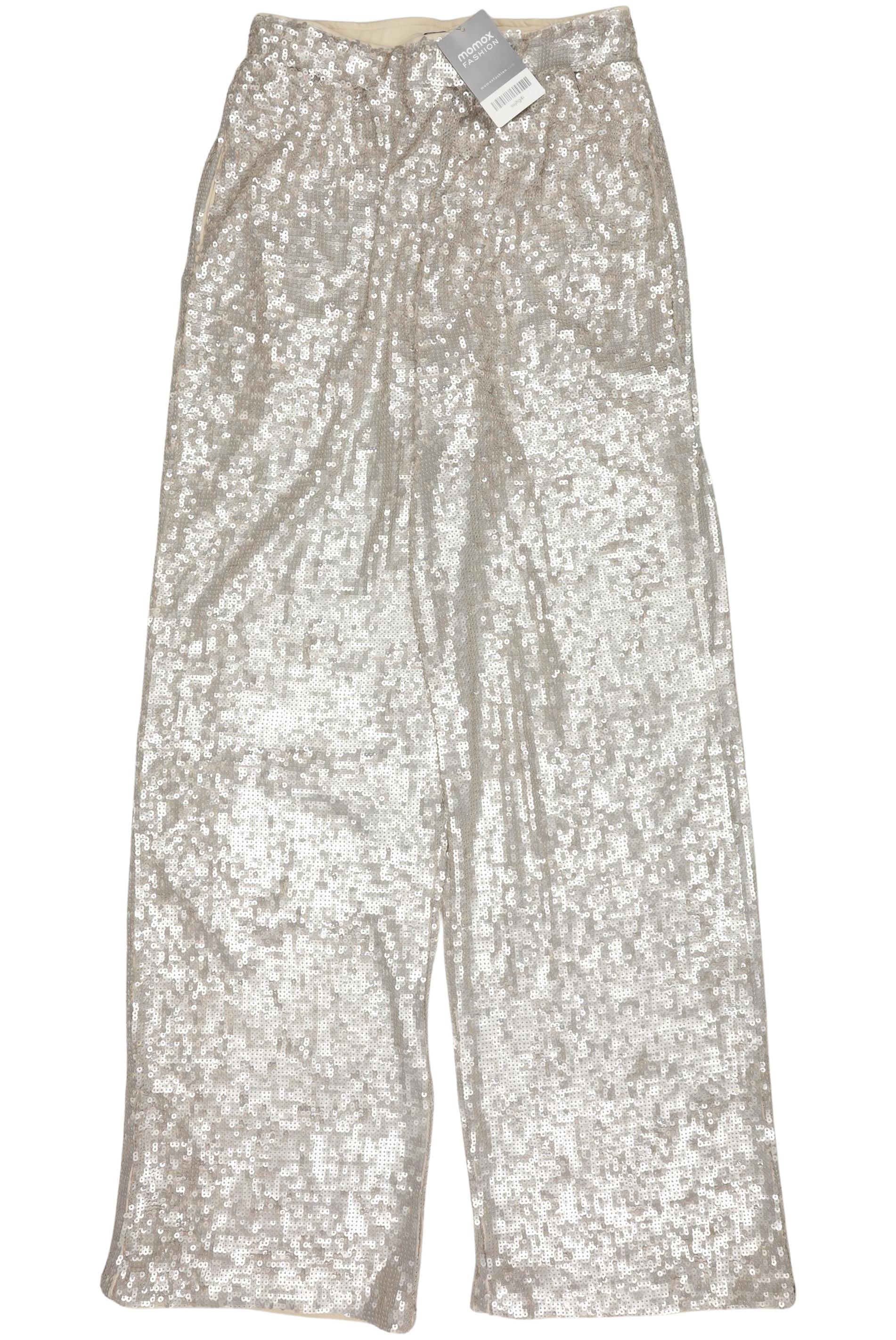 

asos Damen Stoffhose, silber, Gr. 36