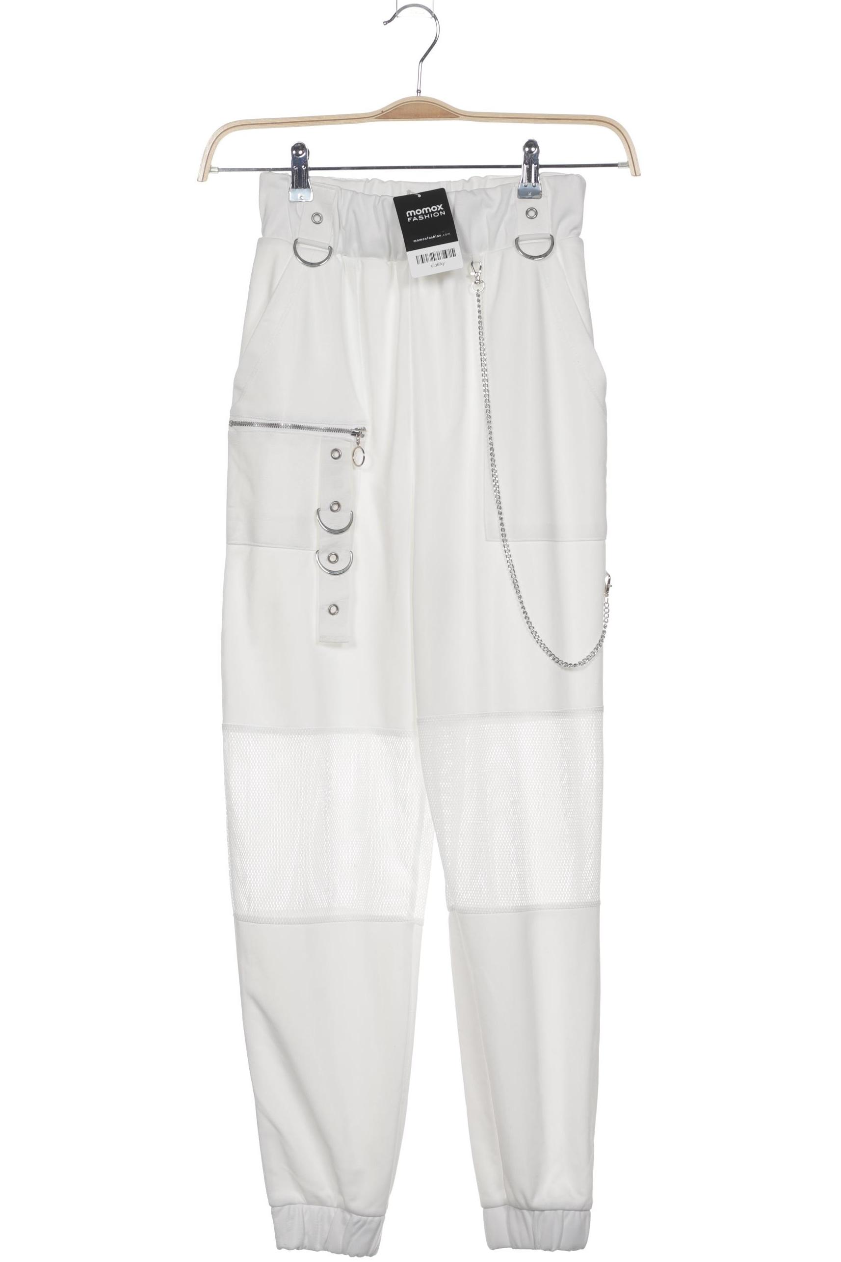 

asos Damen Stoffhose, weiß, Gr. 34