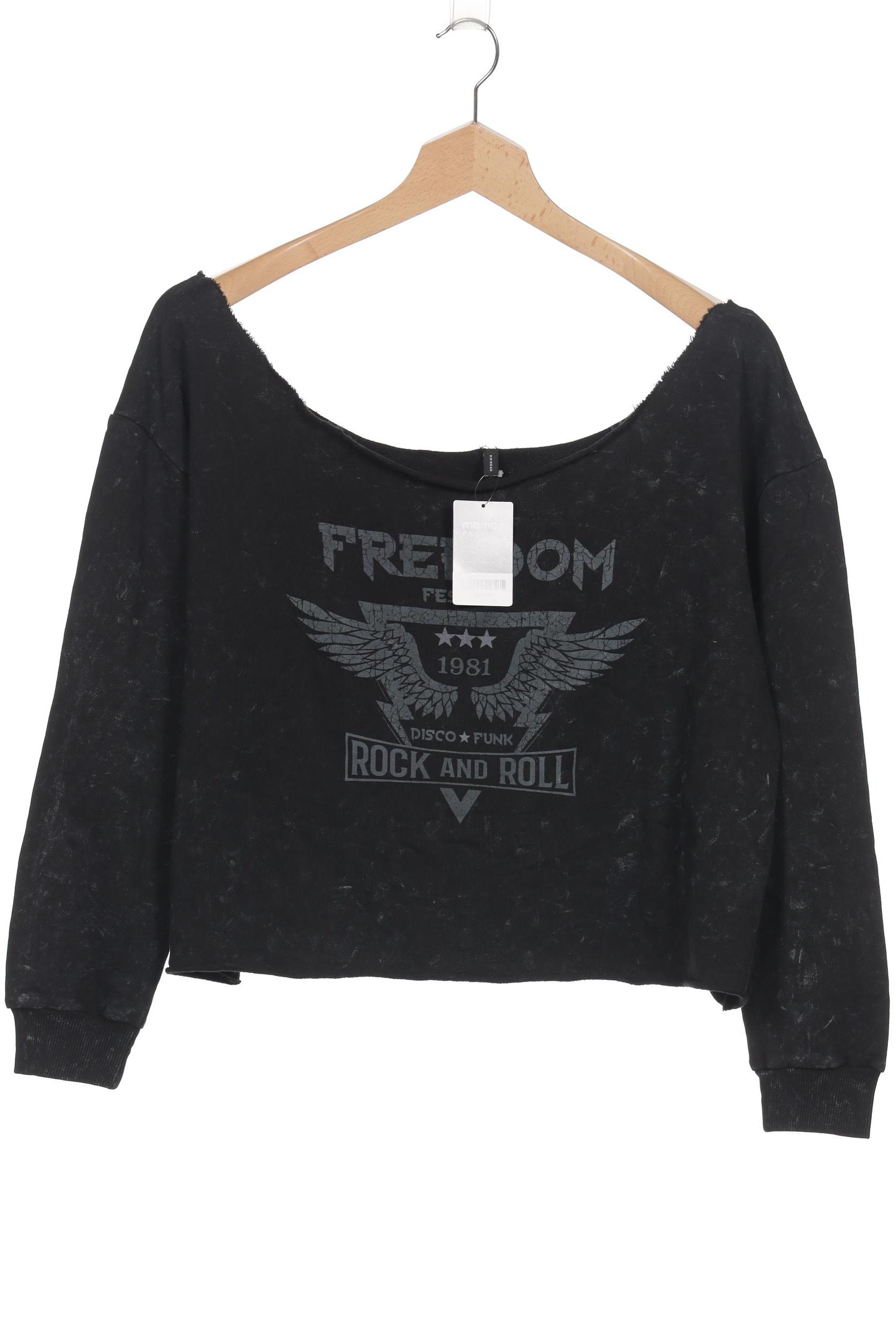 

asos Damen Sweatshirt, schwarz, Gr. 46