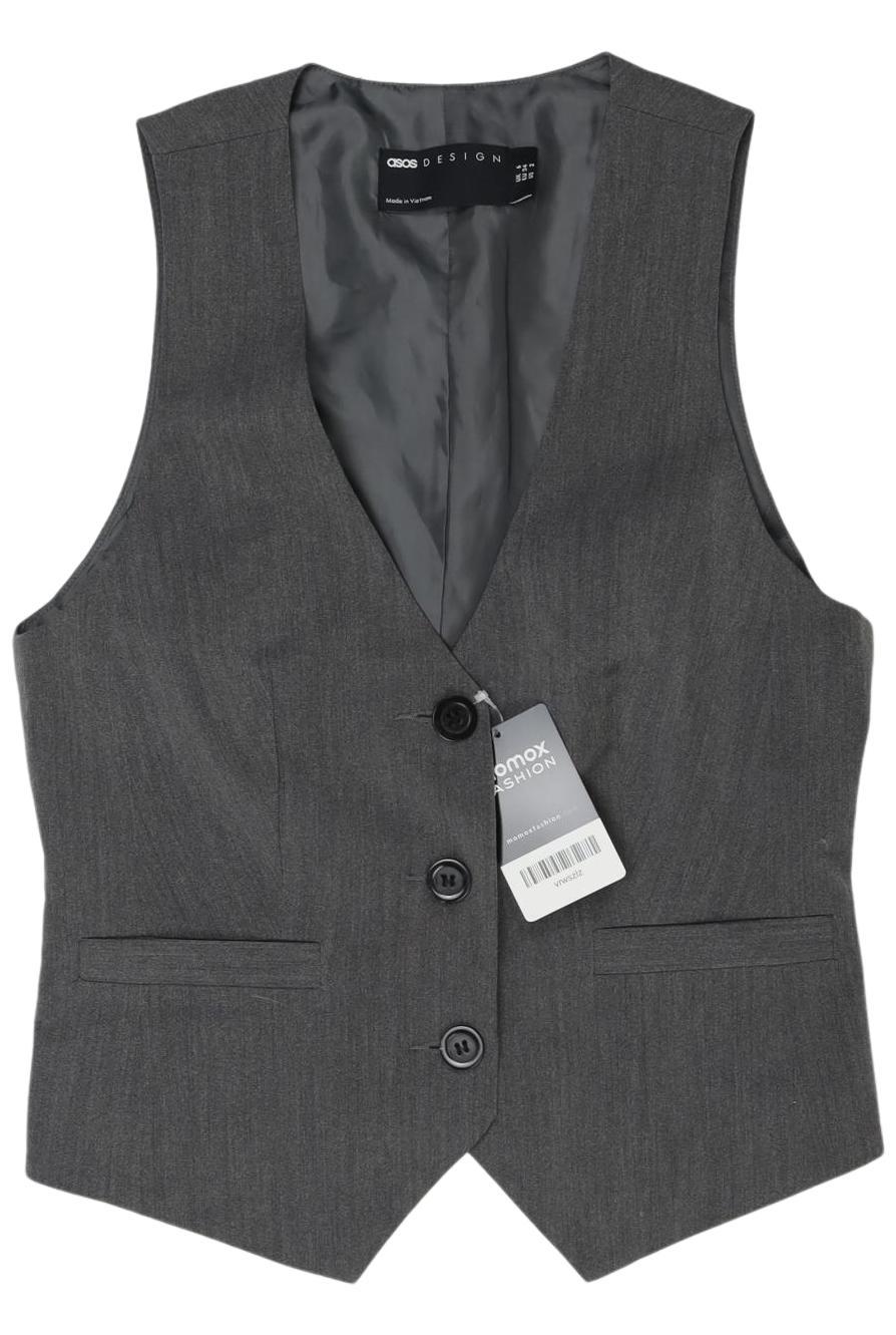 

asos Damen Weste, grau, Gr. 34