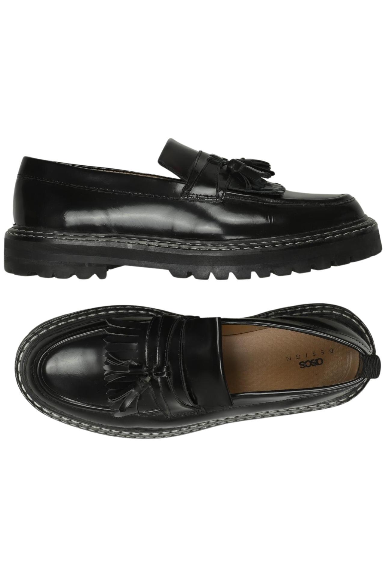 

asos Herren Halbschuh, schwarz, Gr. 9