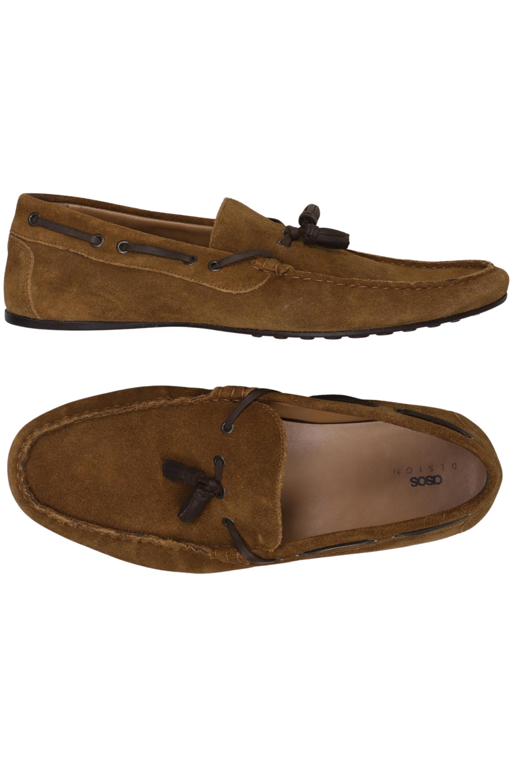 

asos Herren Halbschuh, braun, Gr. 46