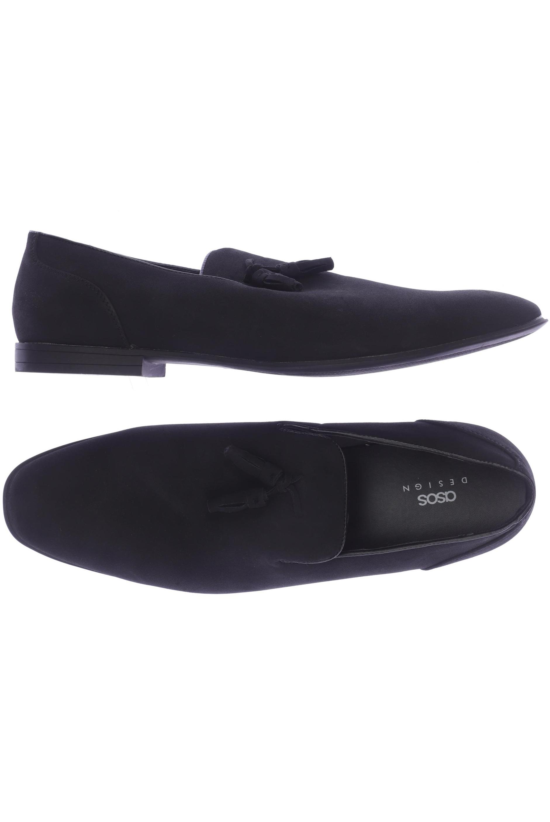 

asos Herren Halbschuh, schwarz, Gr. 49.5