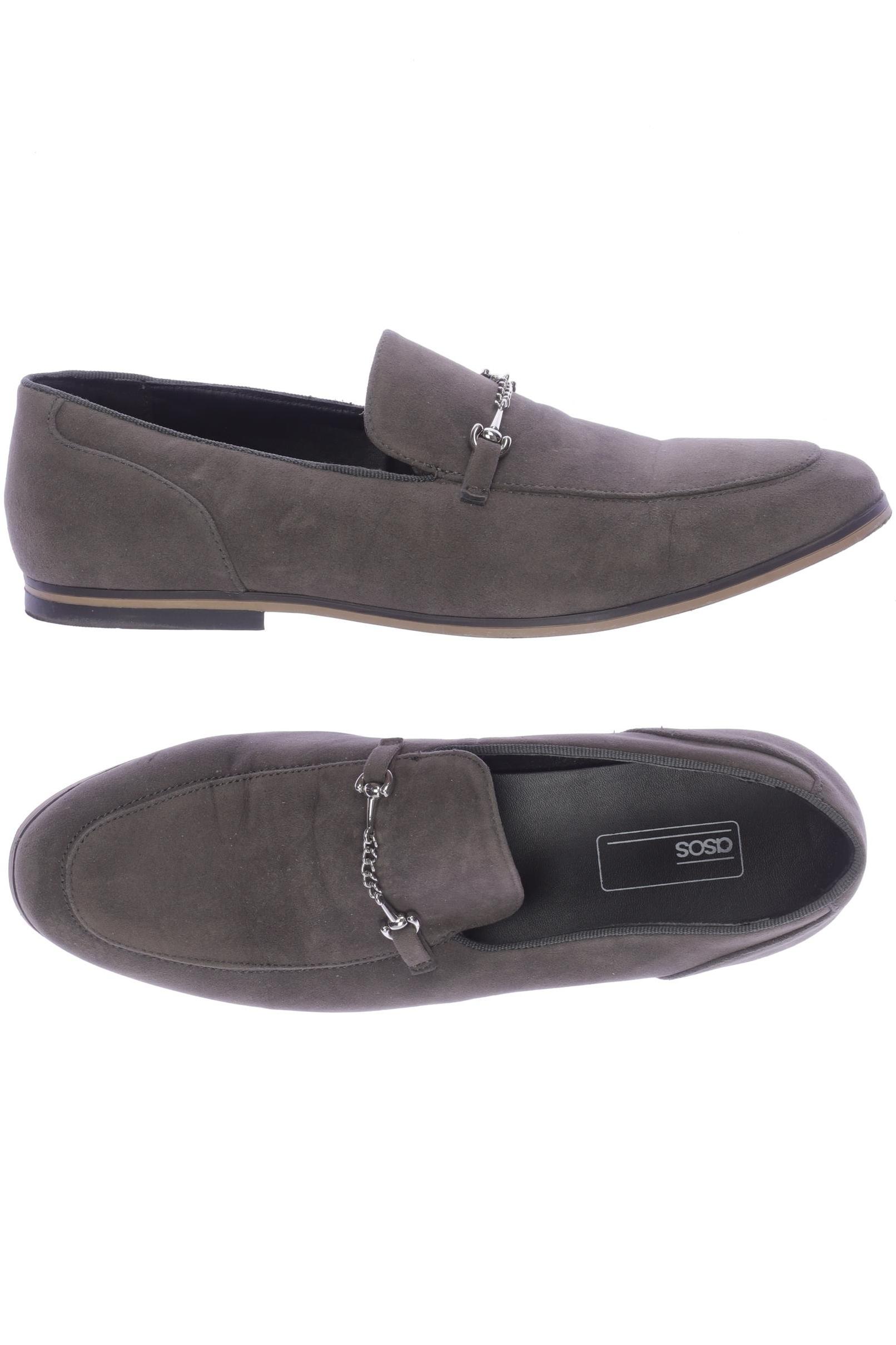 

asos Herren Halbschuh, grau, Gr. 9