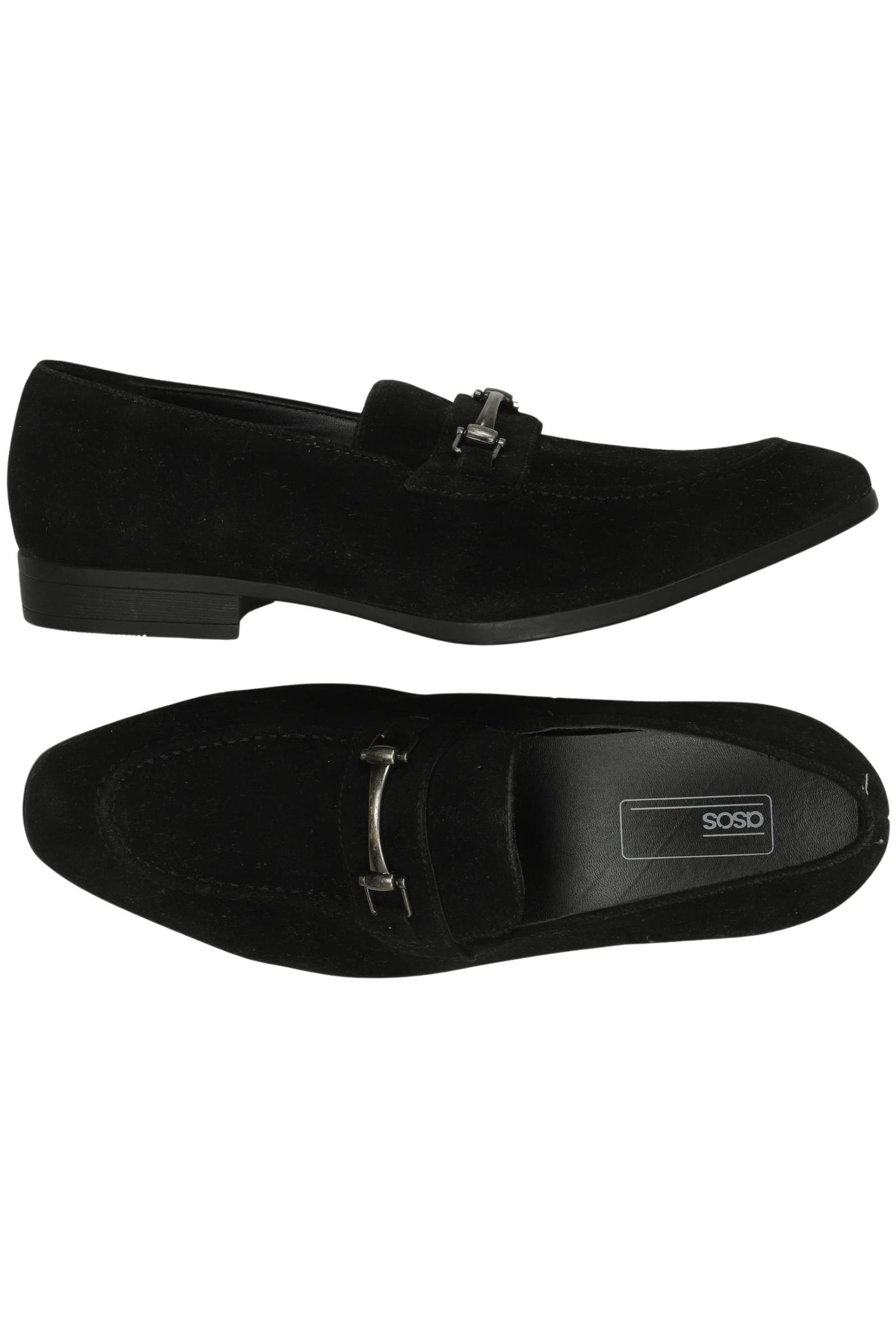 

asos Herren Halbschuh, schwarz, Gr. 7