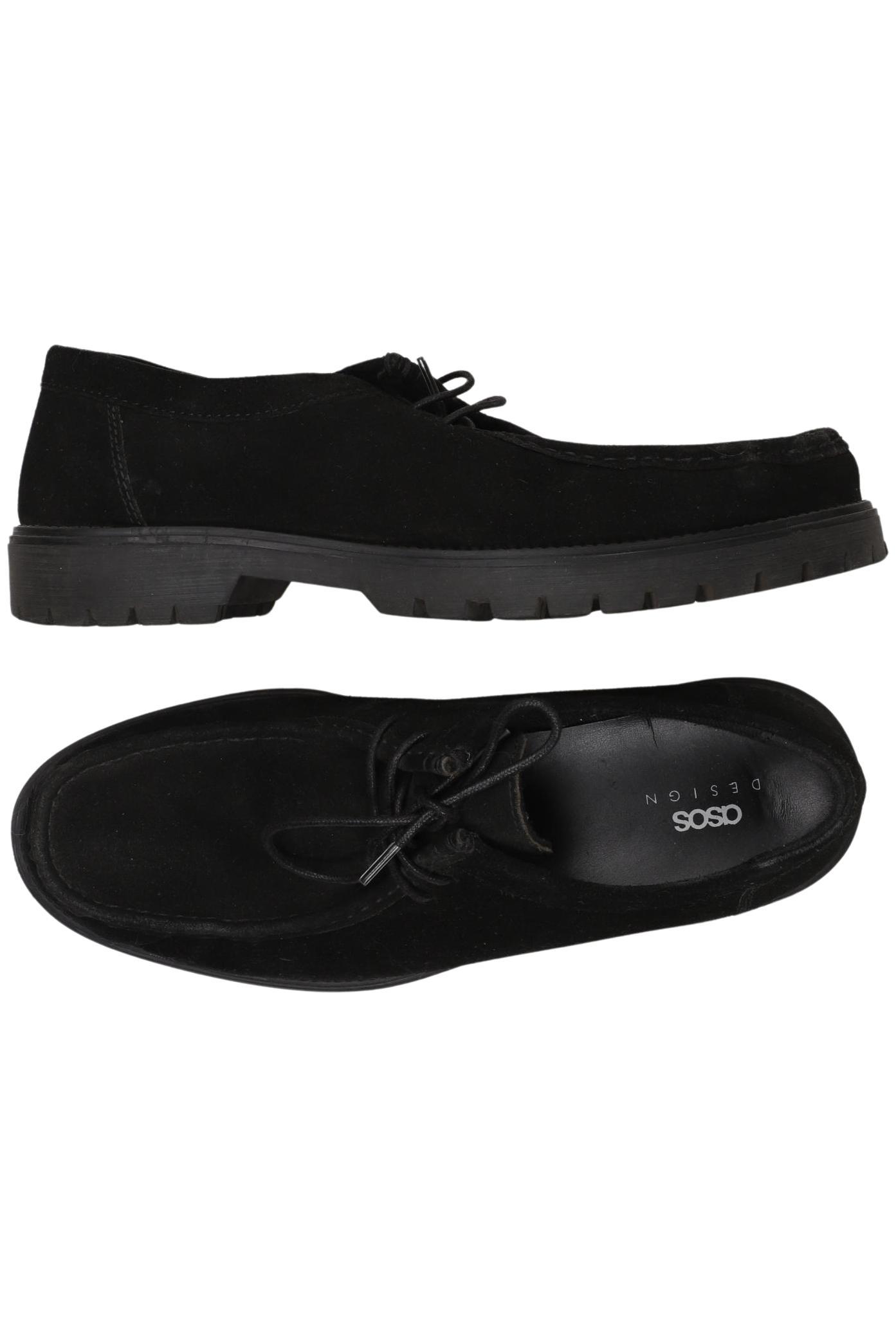 

asos Herren Halbschuh, schwarz, Gr. 42