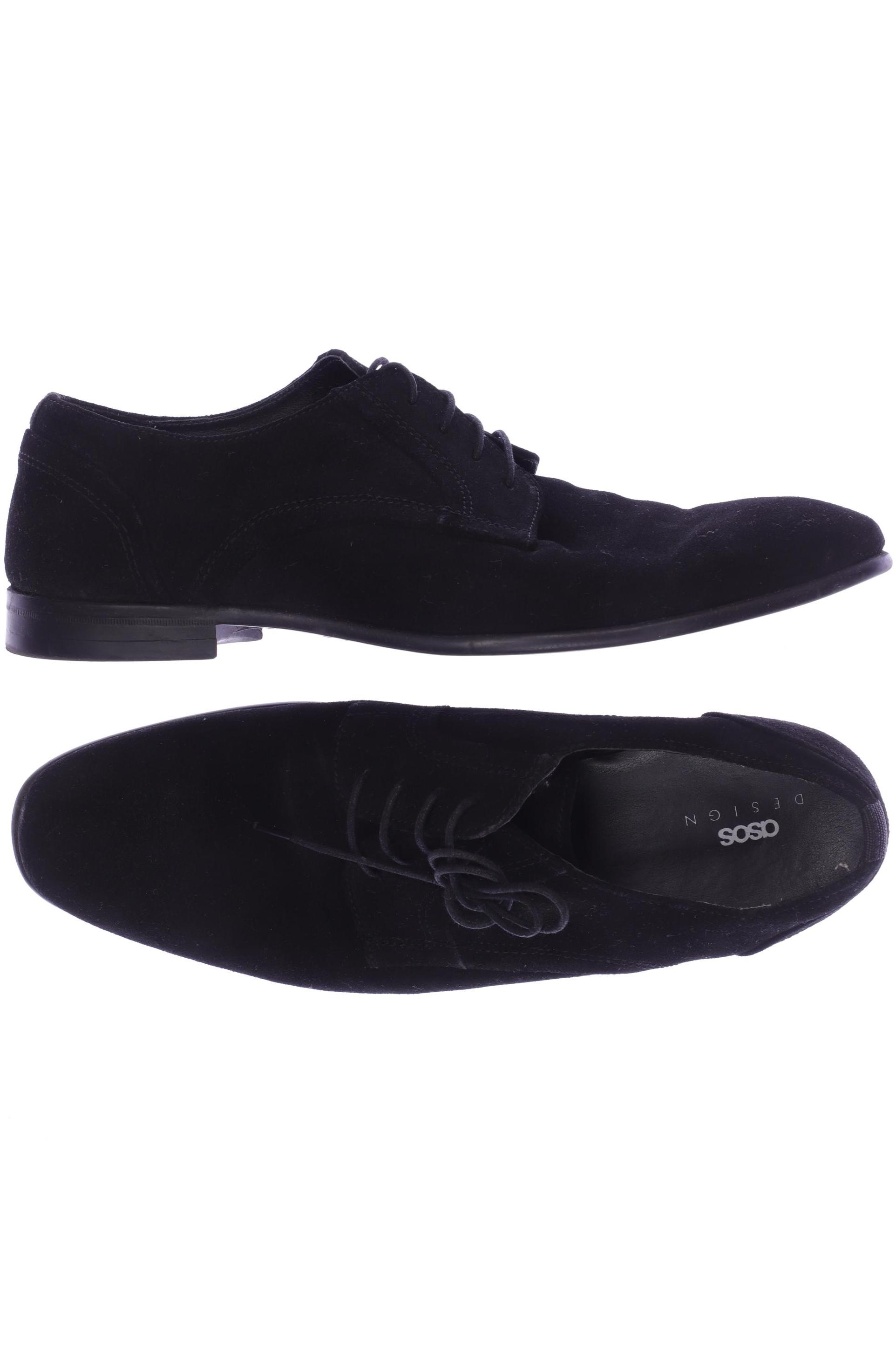 

asos Herren Halbschuh, schwarz, Gr. 42