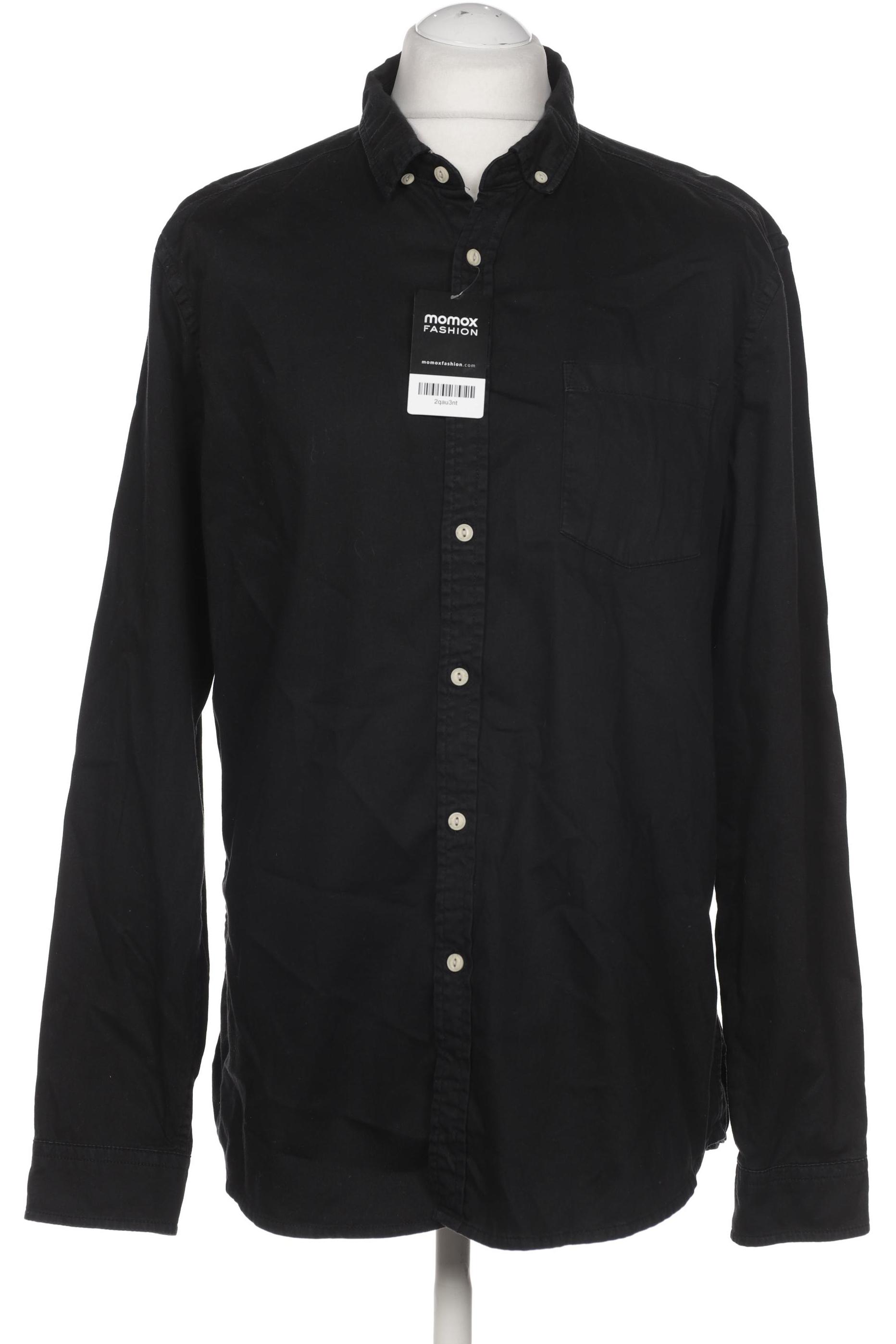 

asos Herren Hemd, schwarz, Gr. 54