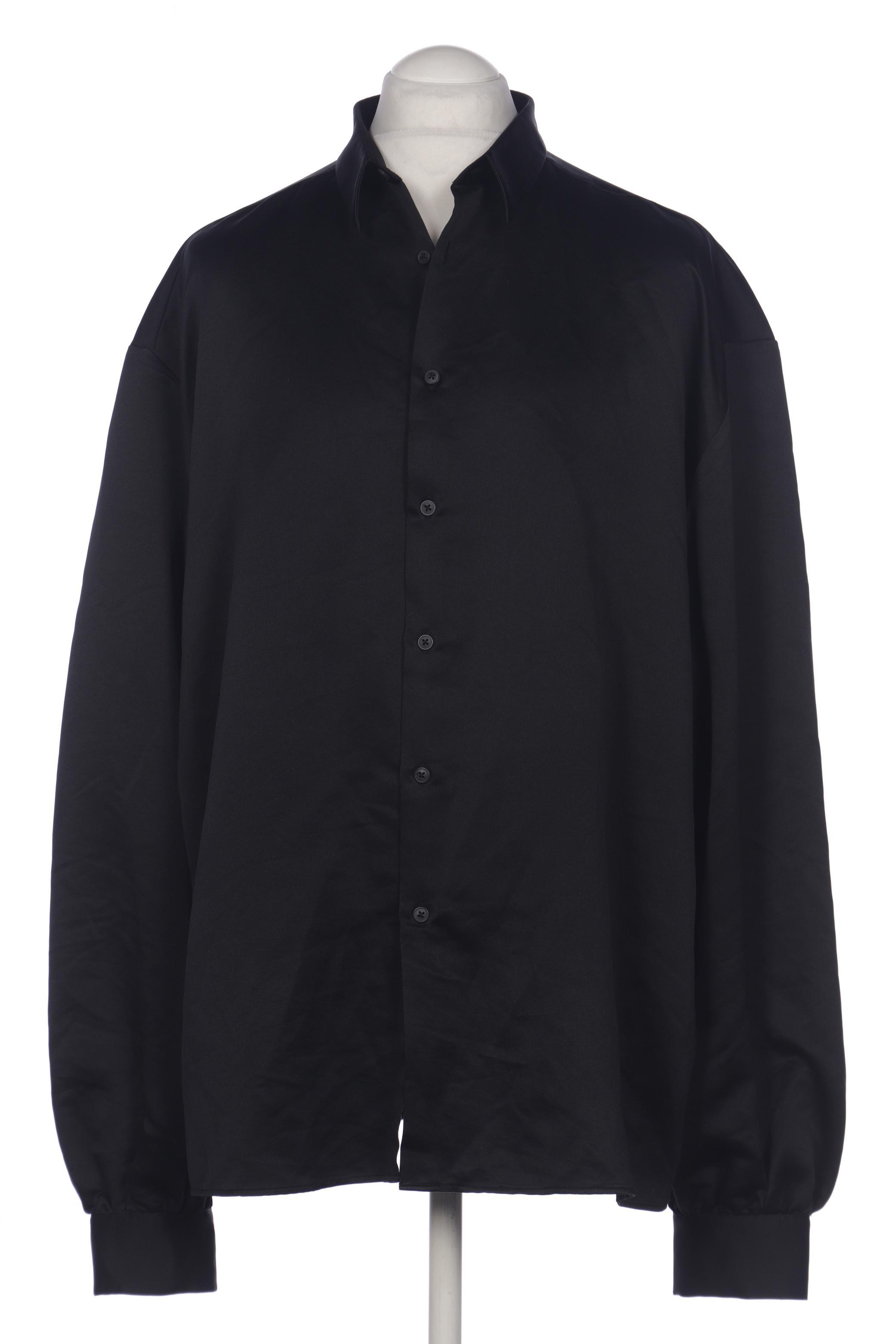 

asos Herren Hemd, schwarz, Gr. 54