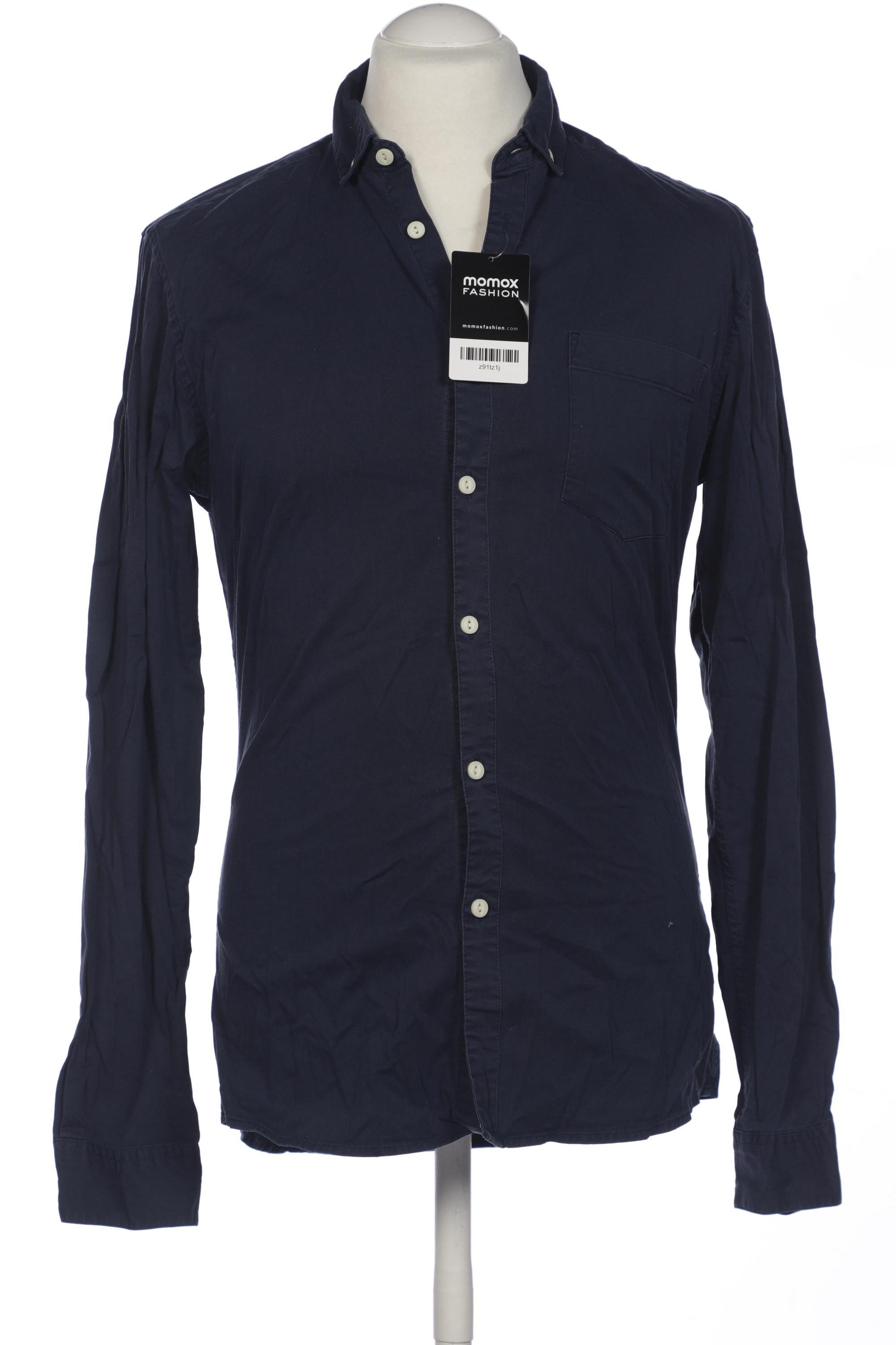 

asos Herren Hemd, marineblau, Gr. 48