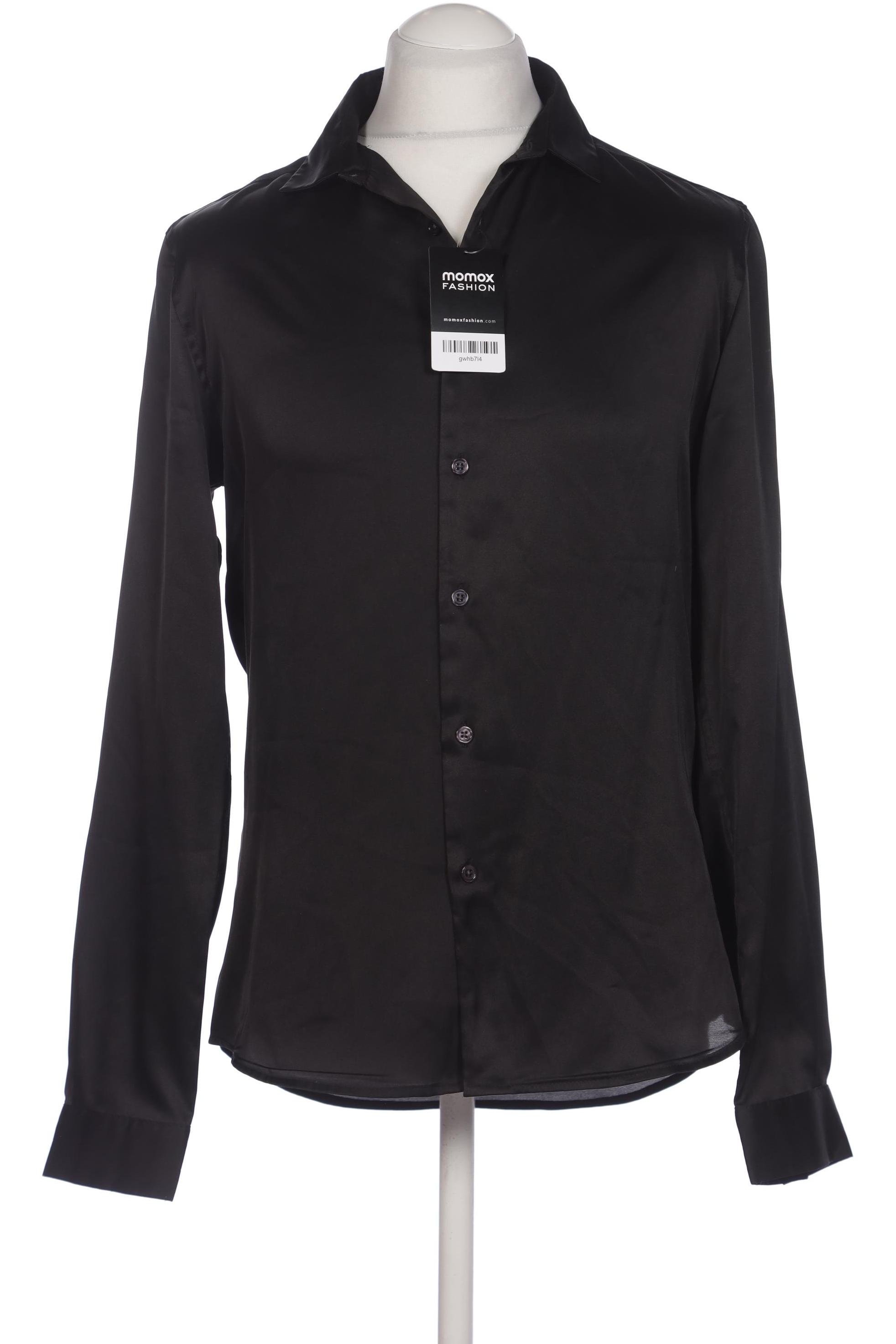 

asos Herren Hemd, schwarz, Gr. 48