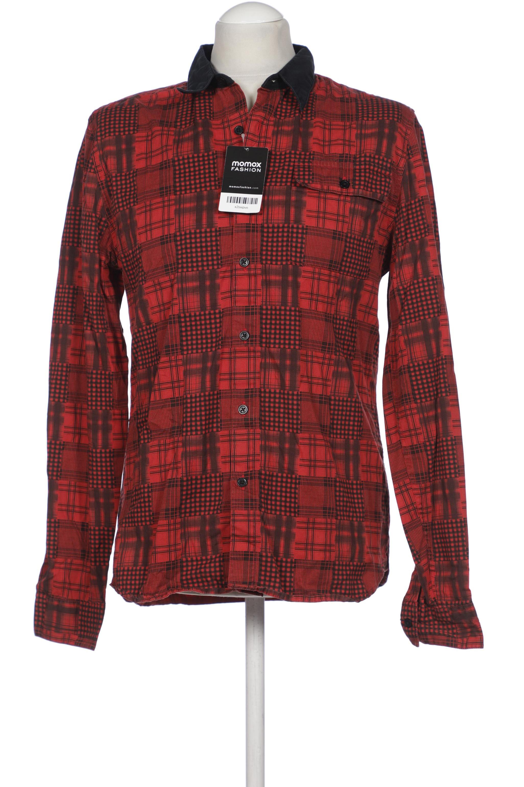 

asos Herren Hemd, rot, Gr. 48