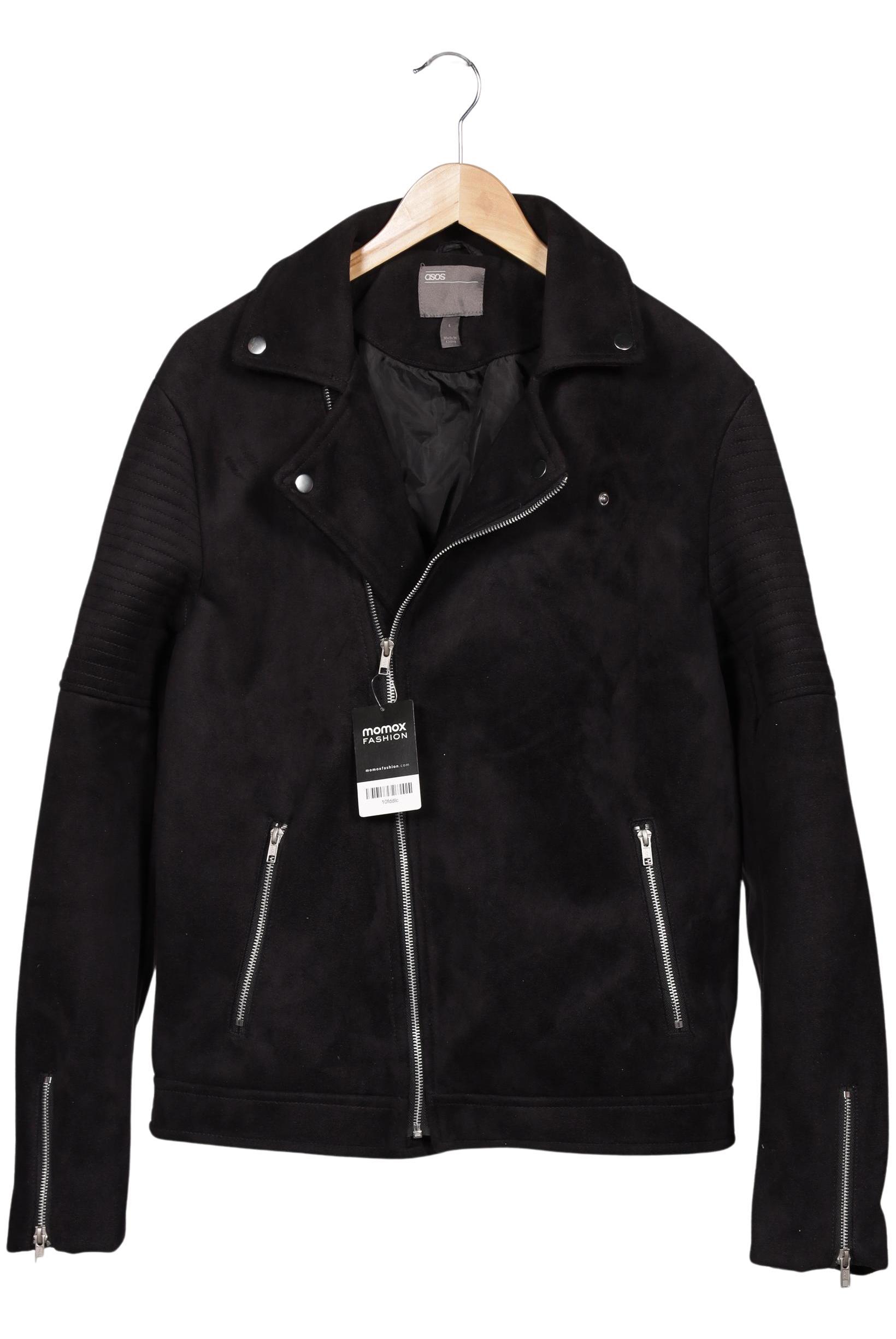 

asos Herren Jacke, schwarz, Gr. 52