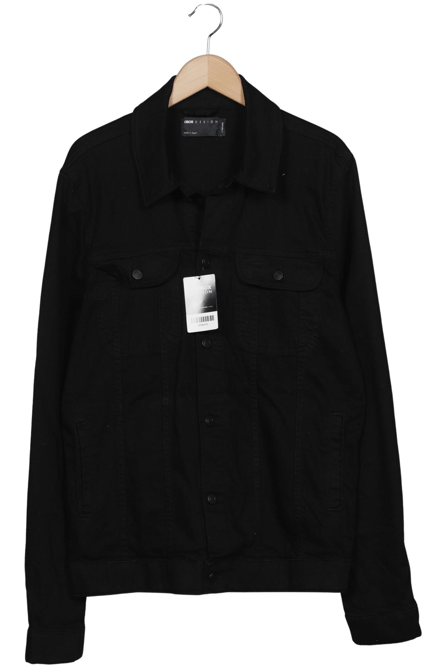 

asos Herren Jacke, schwarz, Gr. 52