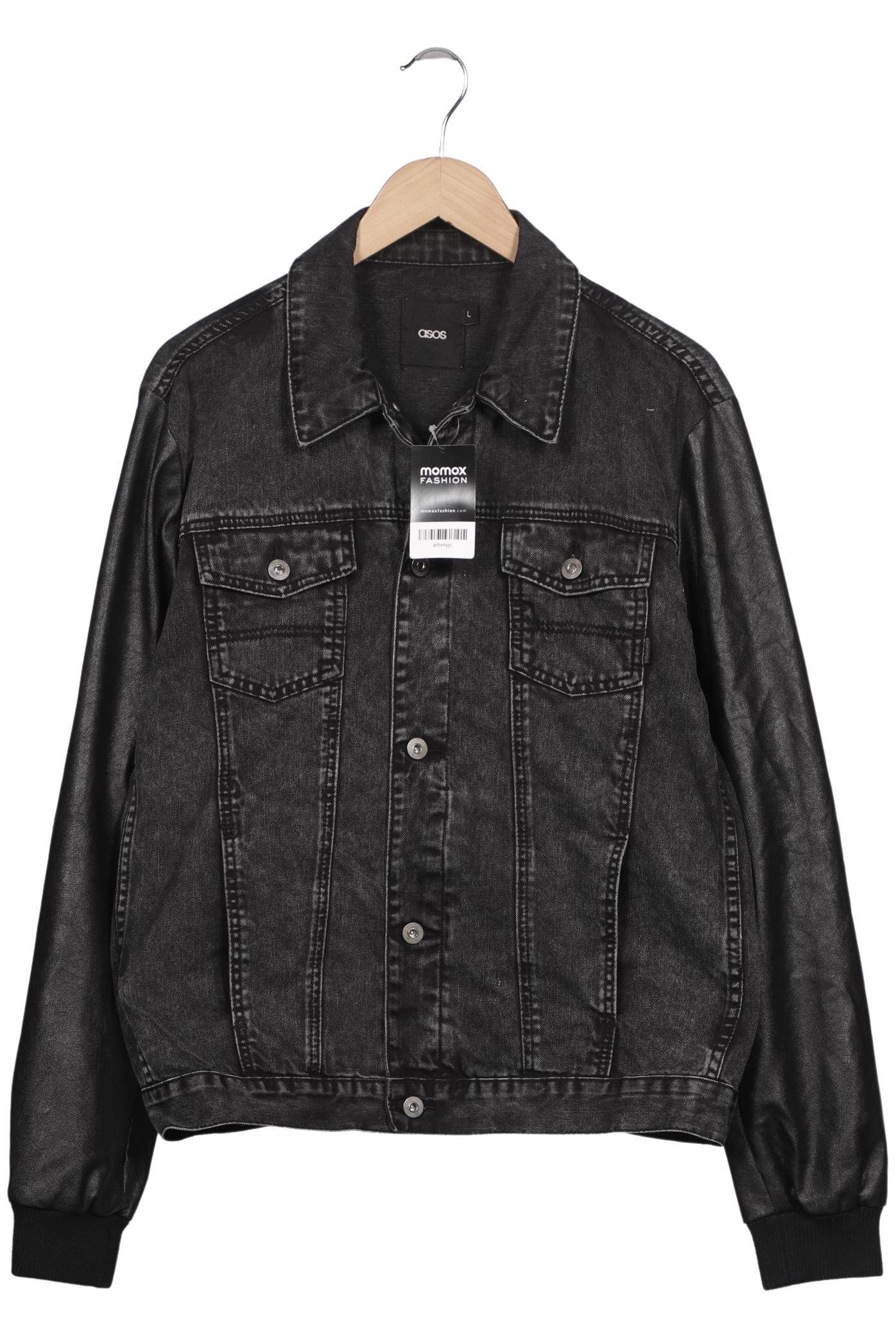 

asos Herren Jacke, schwarz, Gr. 52
