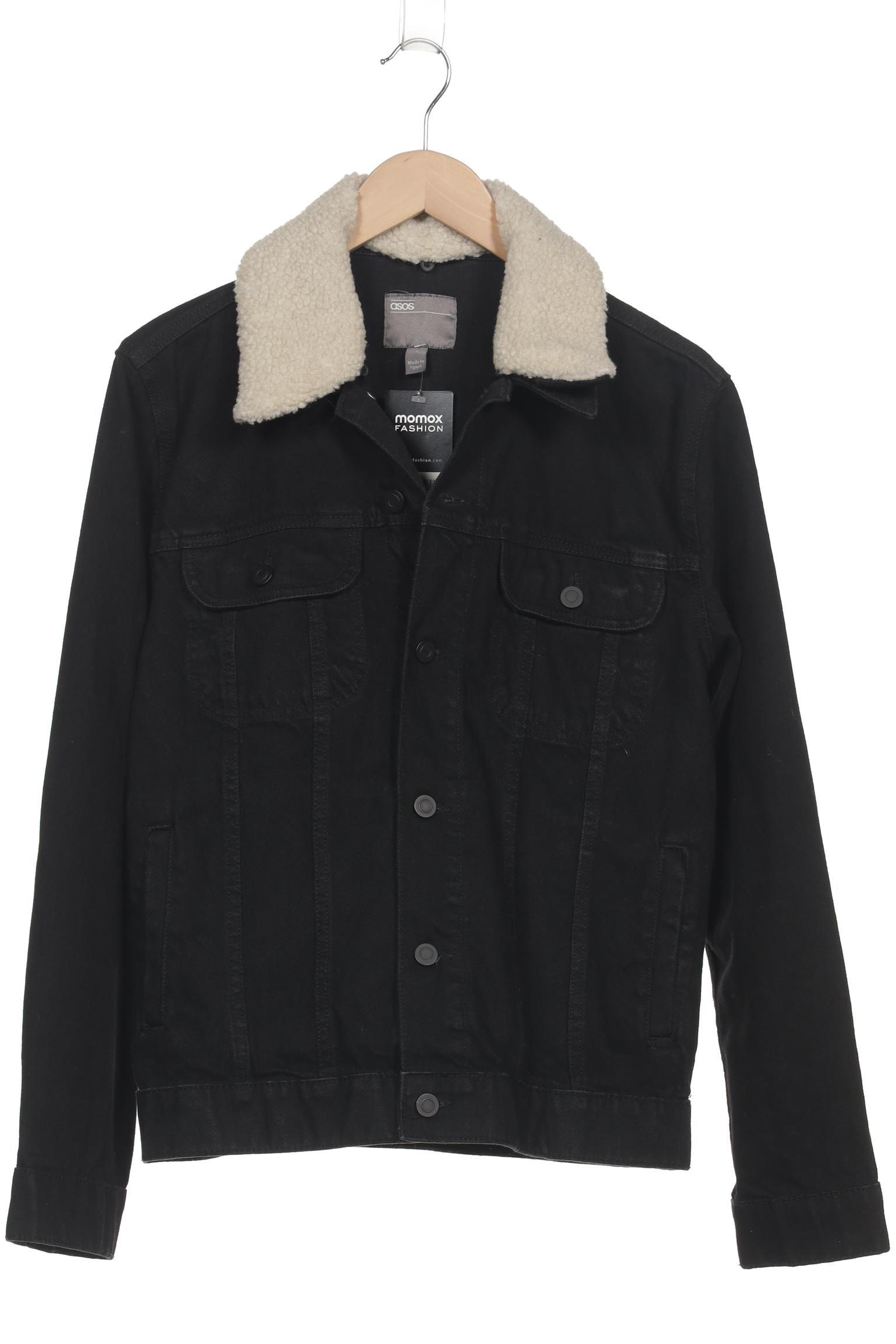 

asos Herren Jacke, schwarz, Gr. 46