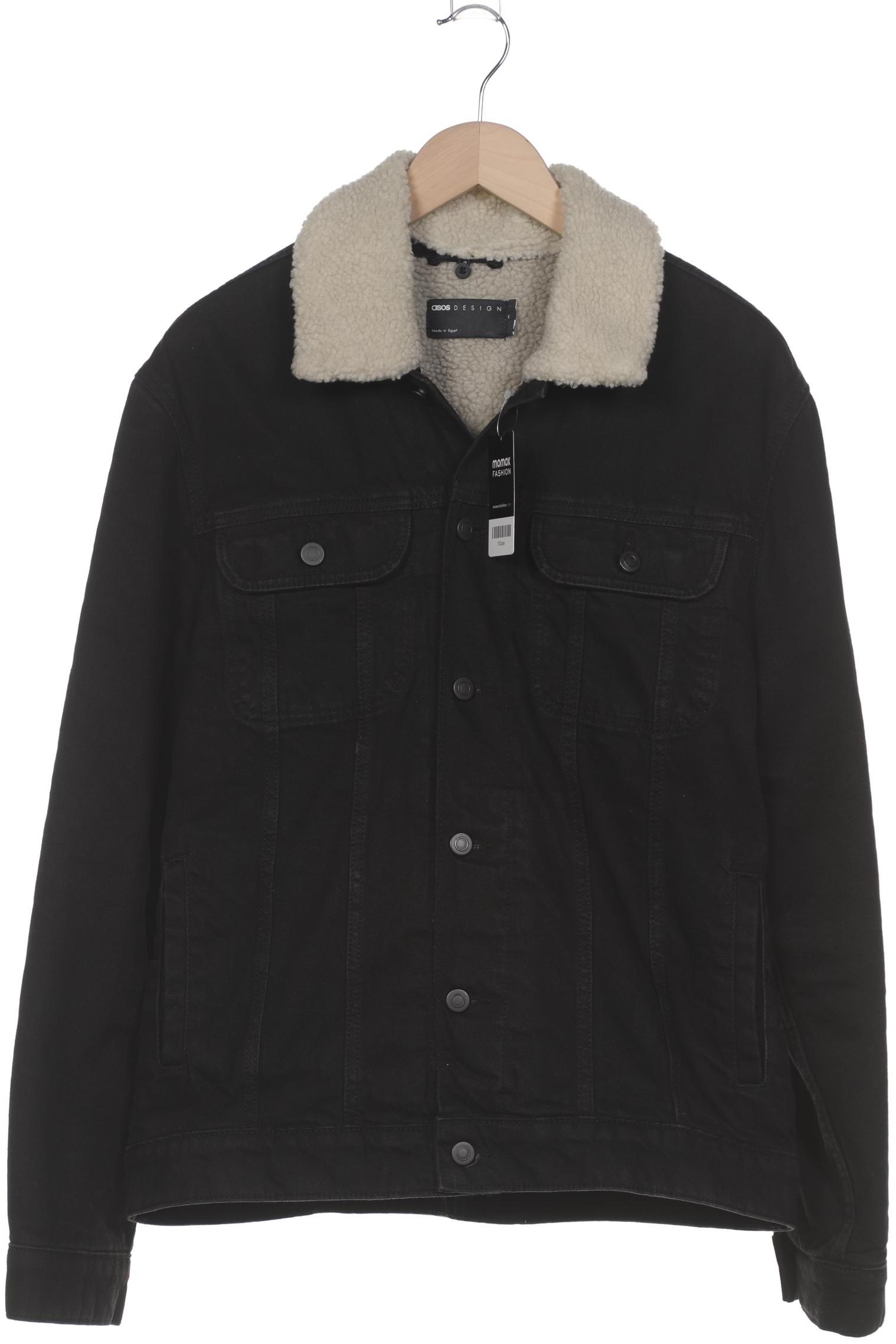 

asos Herren Jacke, schwarz, Gr. 48
