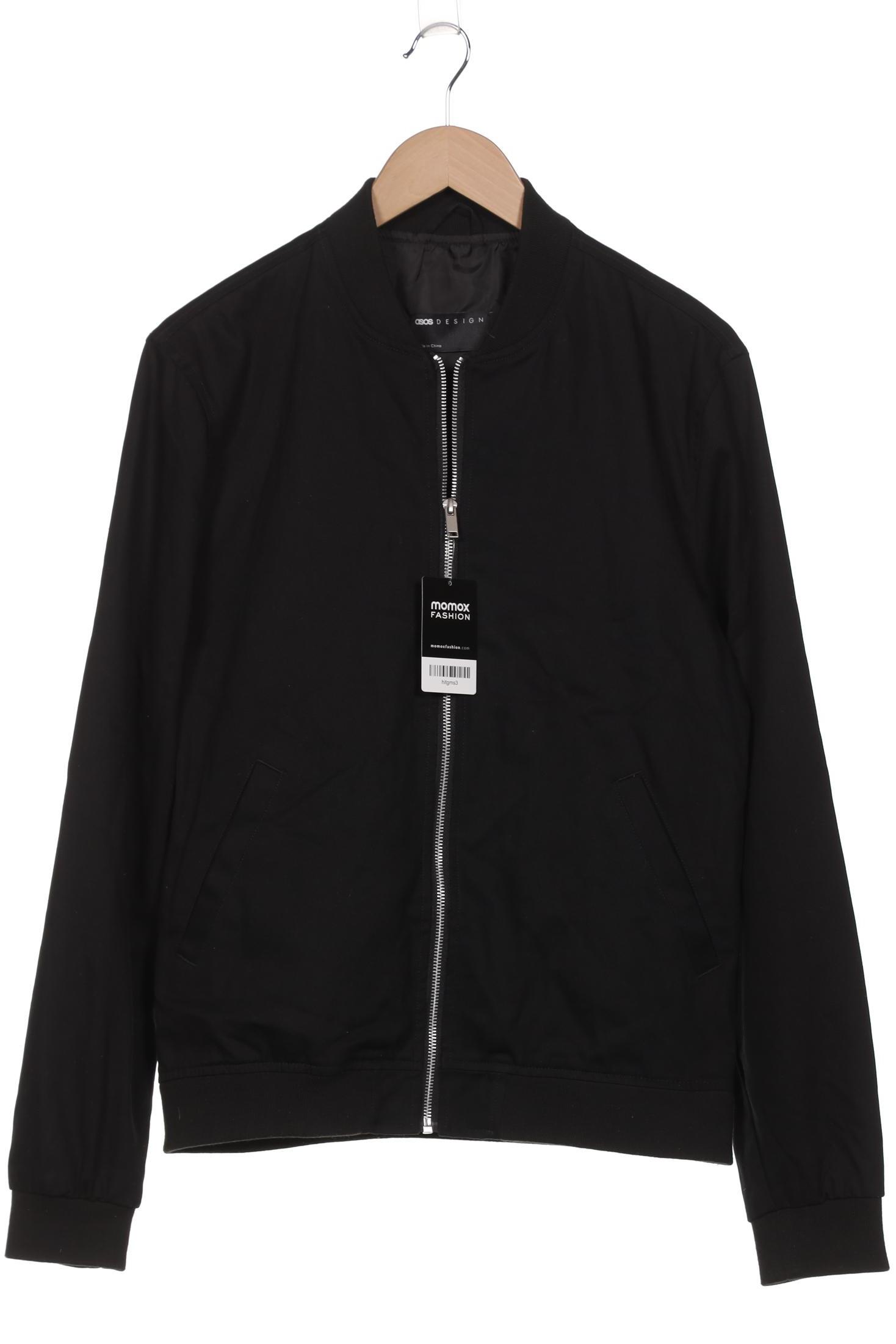 

asos Herren Jacke, schwarz, Gr. 48
