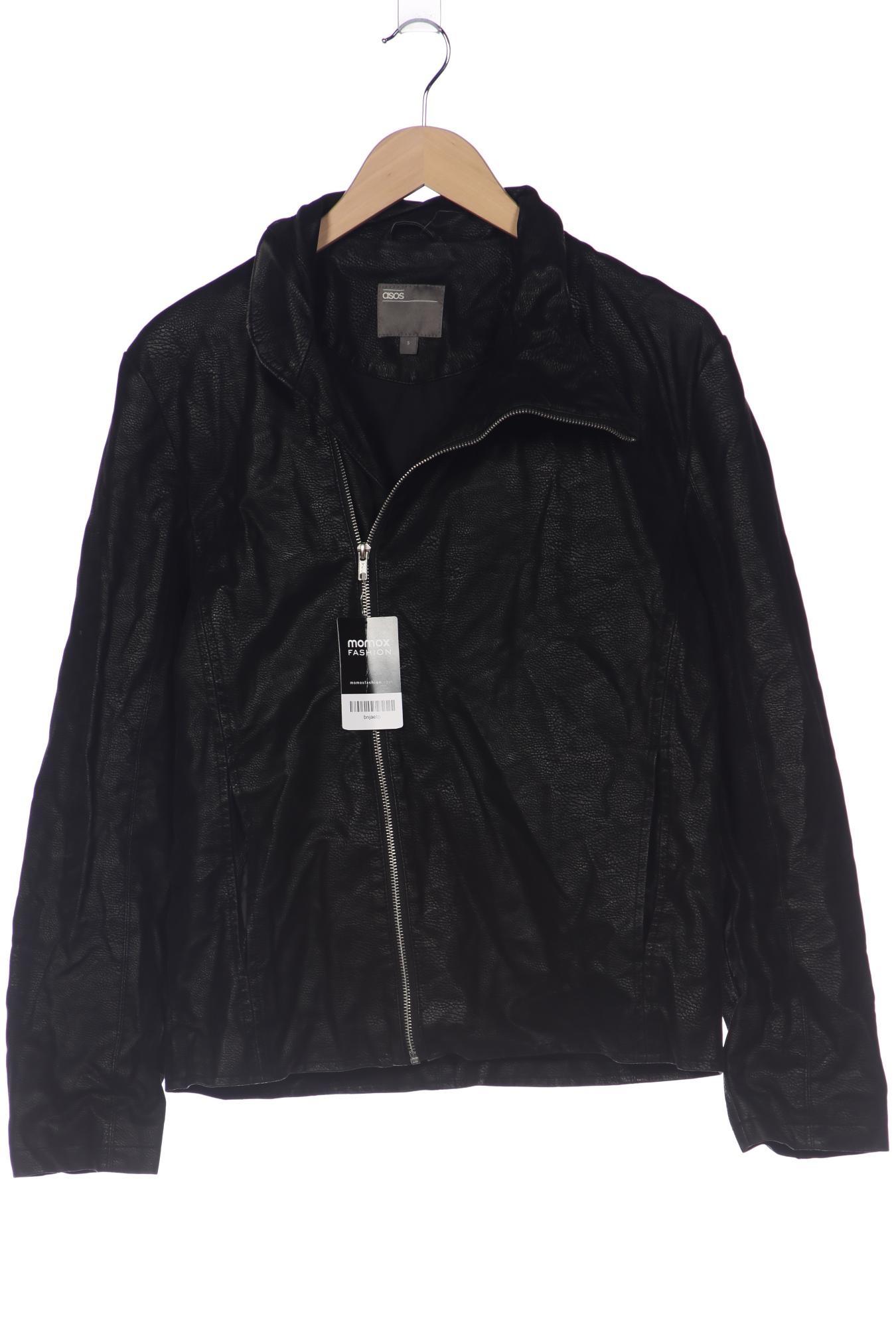

asos Herren Jacke, schwarz, Gr. 46