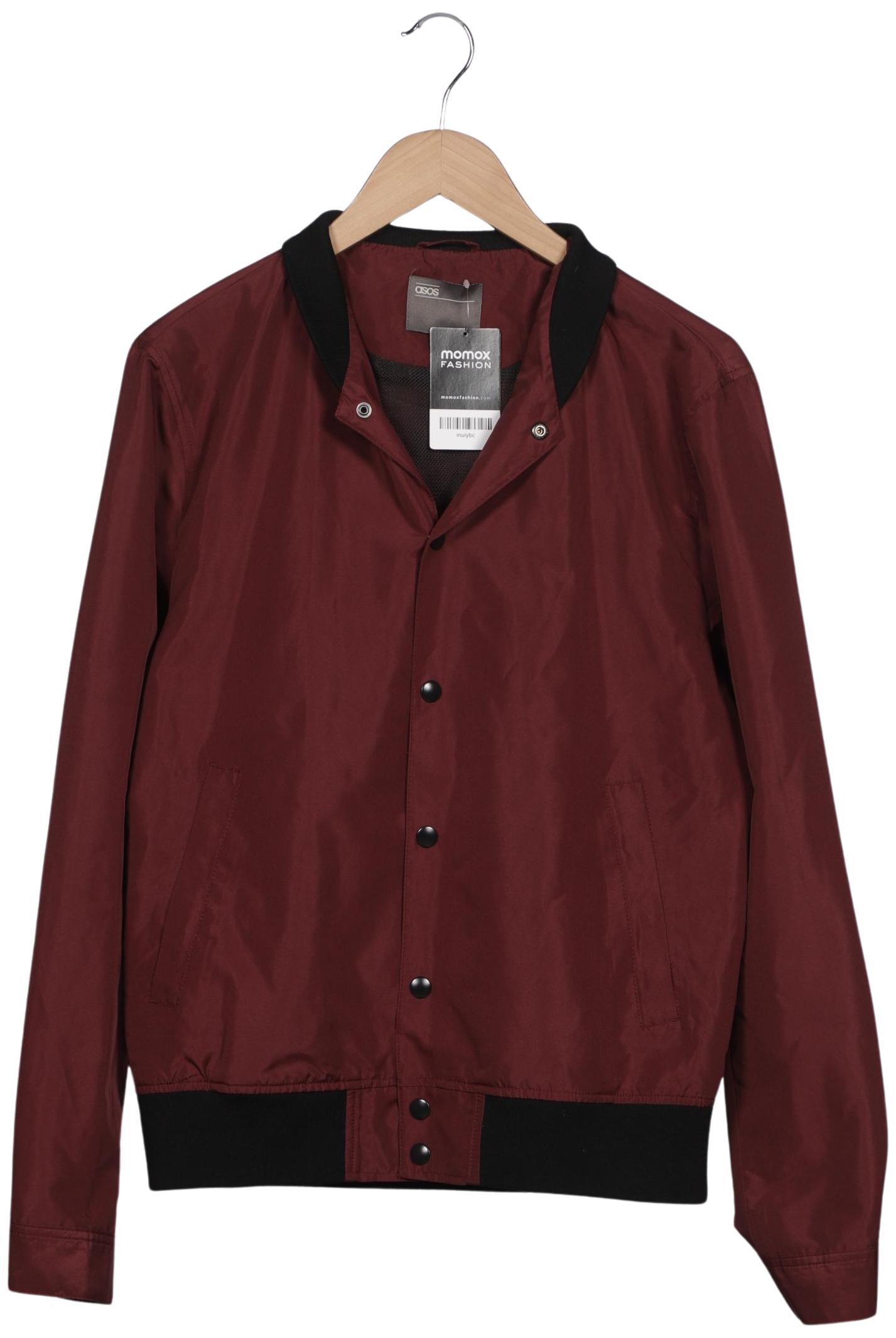 

asos Herren Jacke, bordeaux, Gr. 48