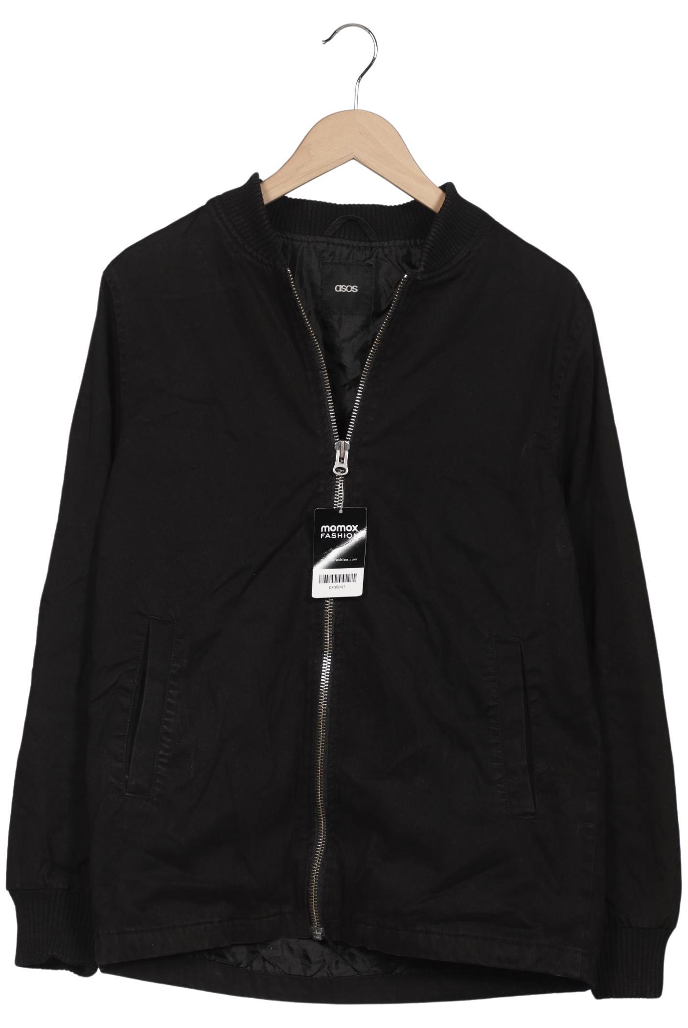 

asos Herren Jacke, schwarz, Gr. 48