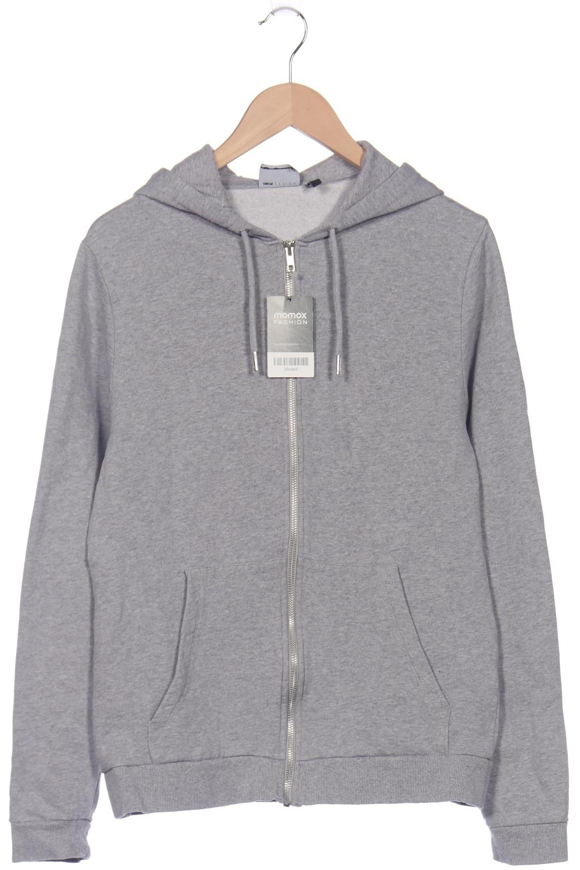 

asos Herren Kapuzenpullover, grau, Gr. 46