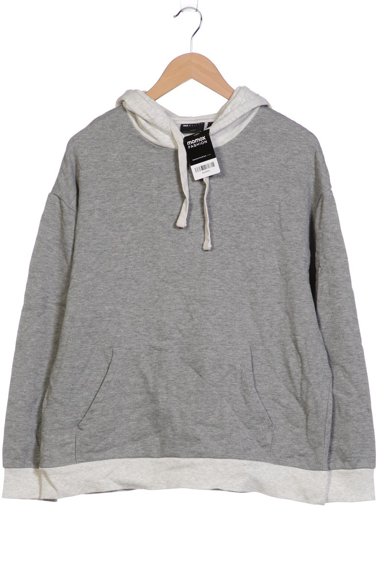 

asos Herren Kapuzenpullover, grau, Gr. 52