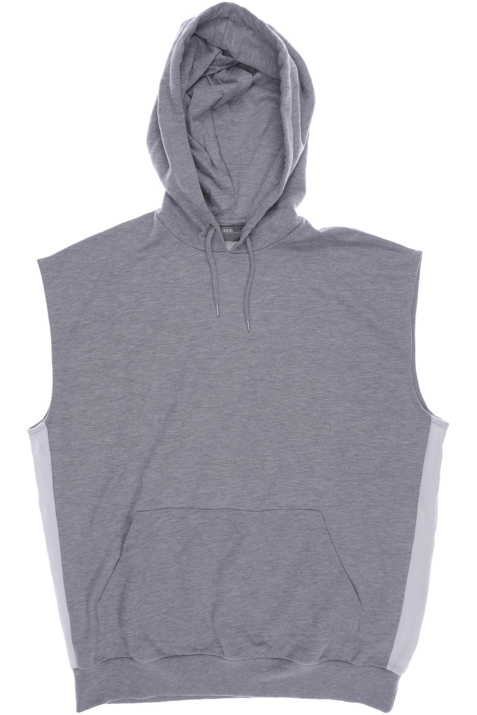 

asos Herren Kapuzenpullover, grau, Gr. 48