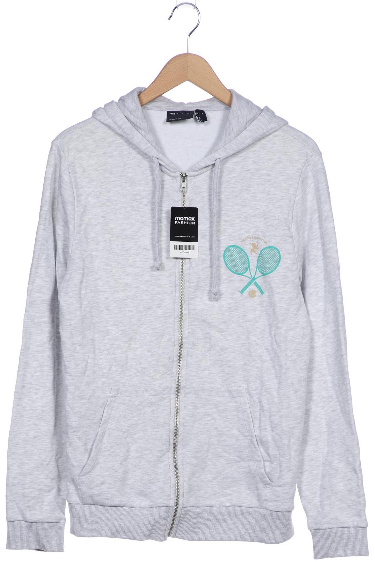 

asos Herren Kapuzenpullover, grau, Gr. 48