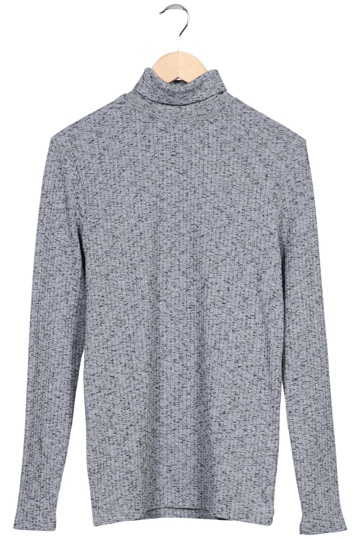 

asos Herren Langarmshirt, grau, Gr. 48