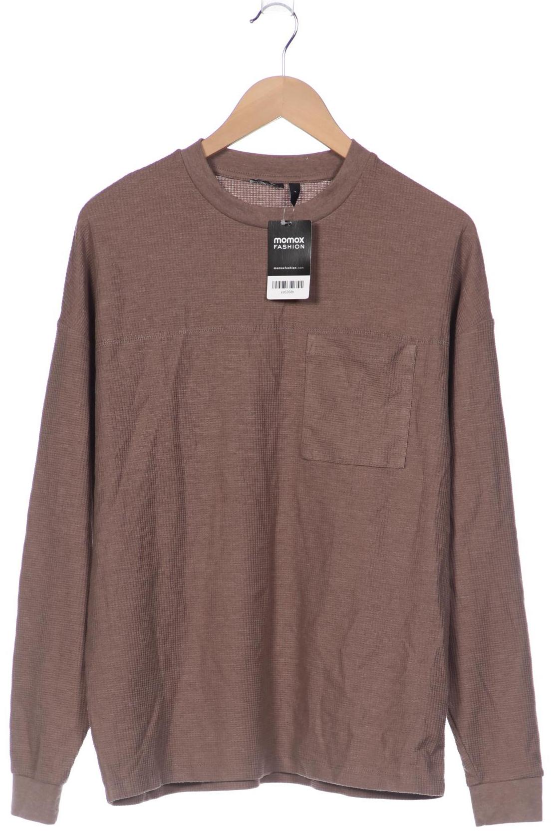 

asos Herren Langarmshirt, braun, Gr. 46