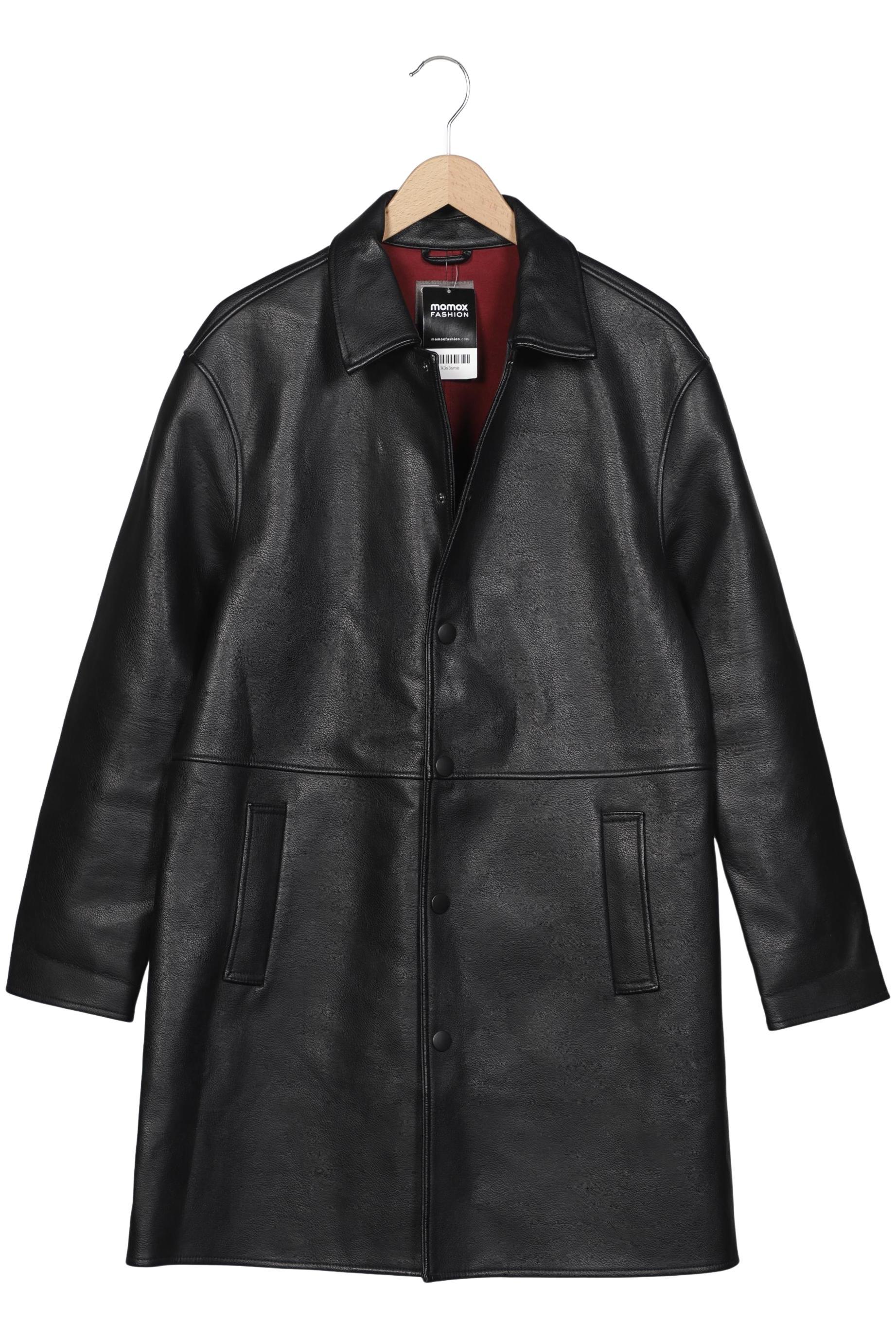 

asos Herren Mantel, schwarz, Gr. 46