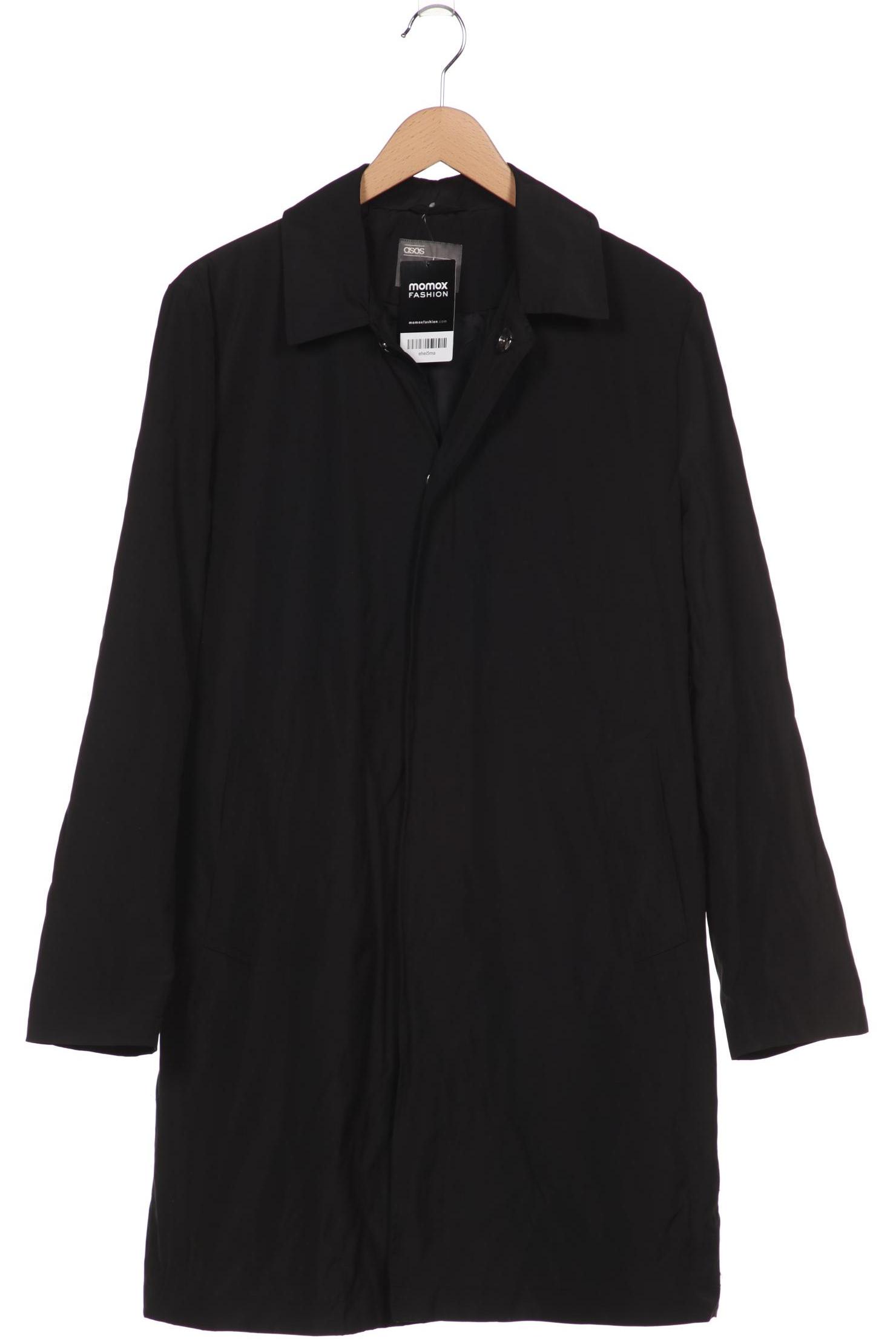 

asos Herren Mantel, schwarz