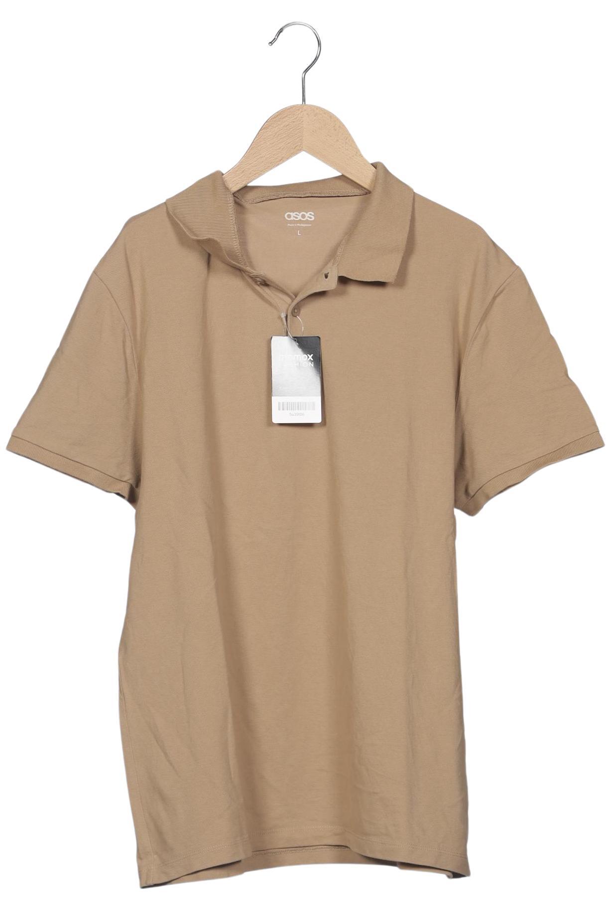 

asos Herren Poloshirt, beige, Gr. 52
