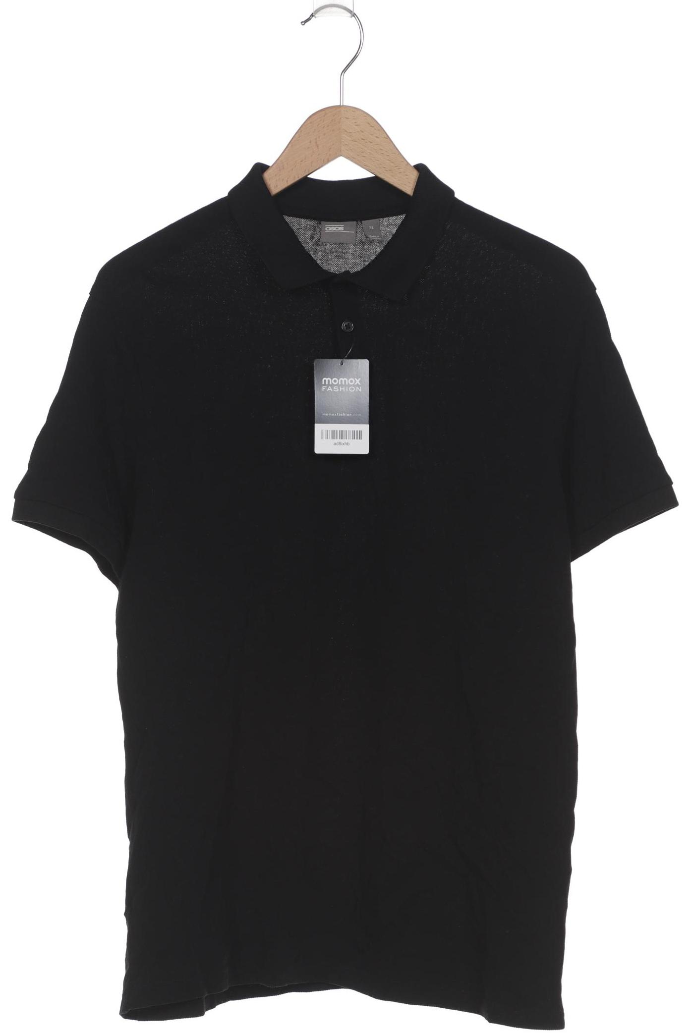 

asos Herren Poloshirt, schwarz, Gr. 54