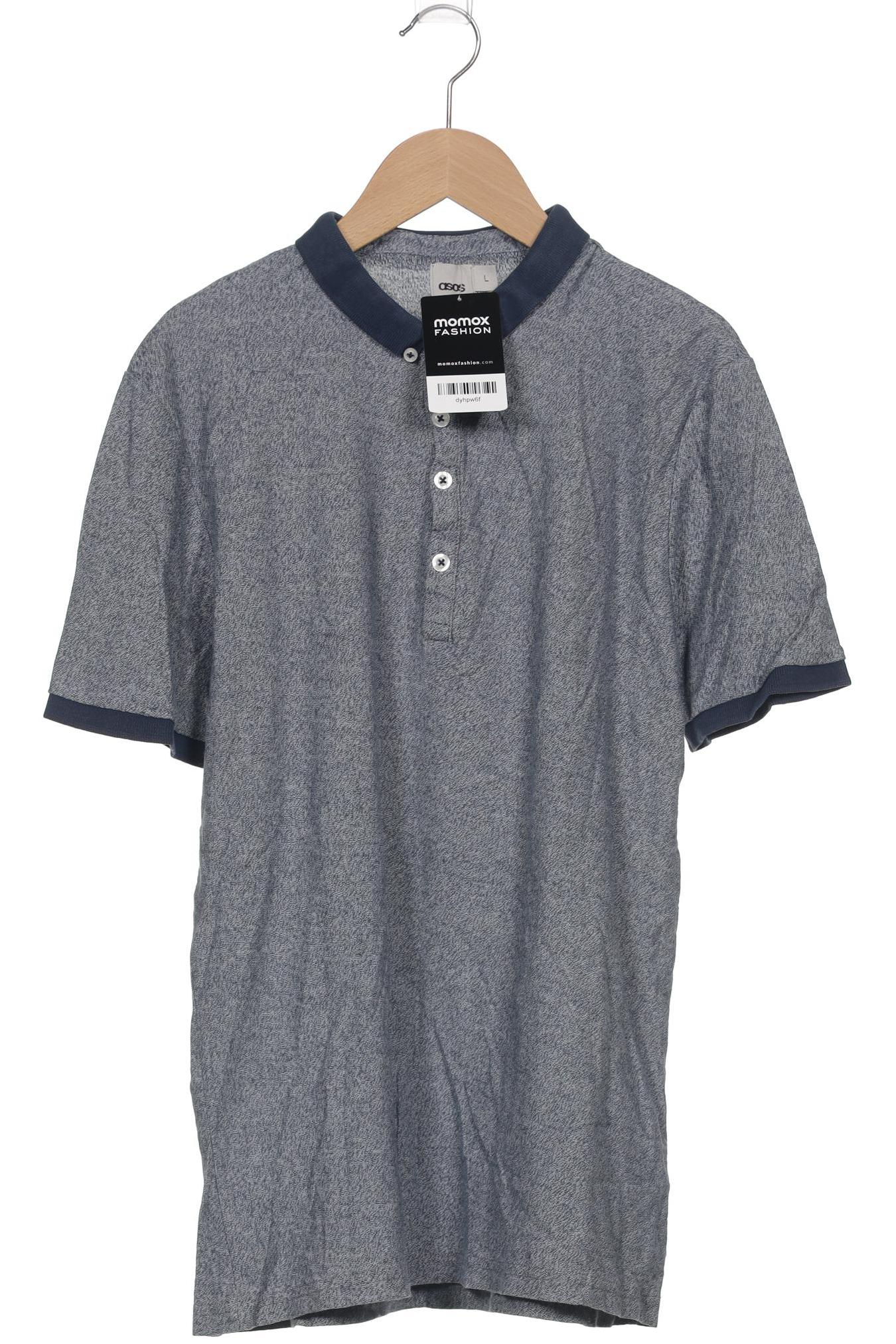 

asos Herren Poloshirt, blau, Gr. 52